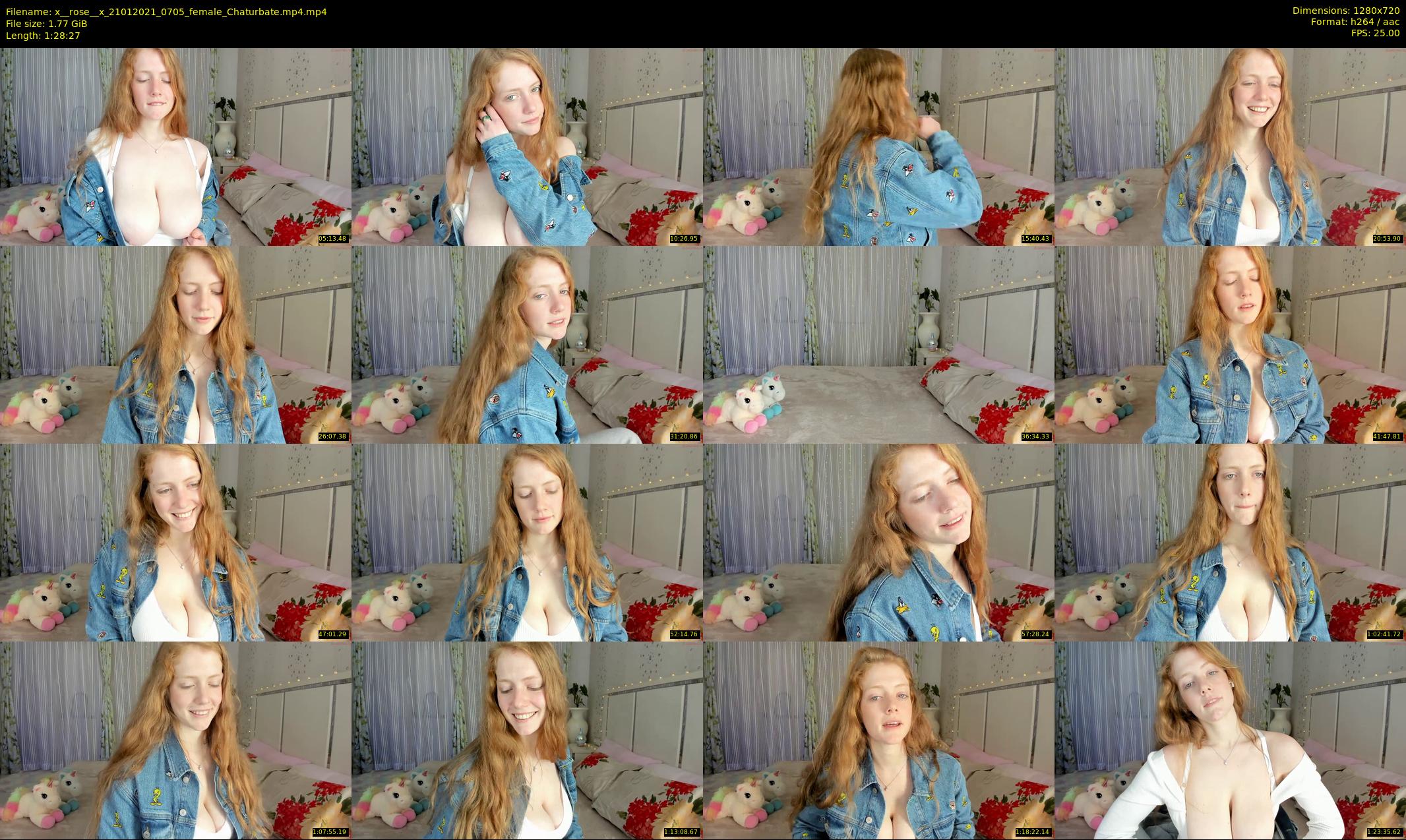 x__rose__x — 89 minute Chaturbate female cam show recording, 720p, Jan 21, 2021