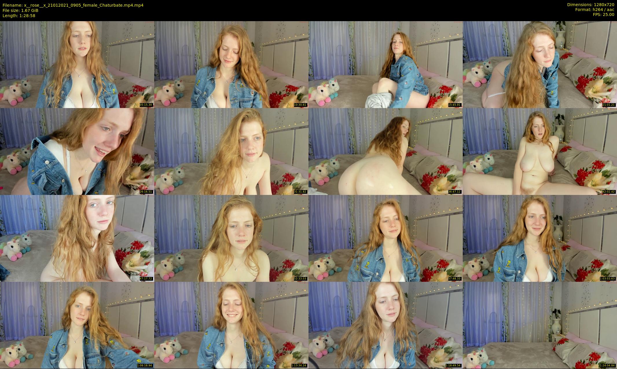 x__rose__x — 89 minute Chaturbate female cam show recording, 720p, Jan 21, 2021