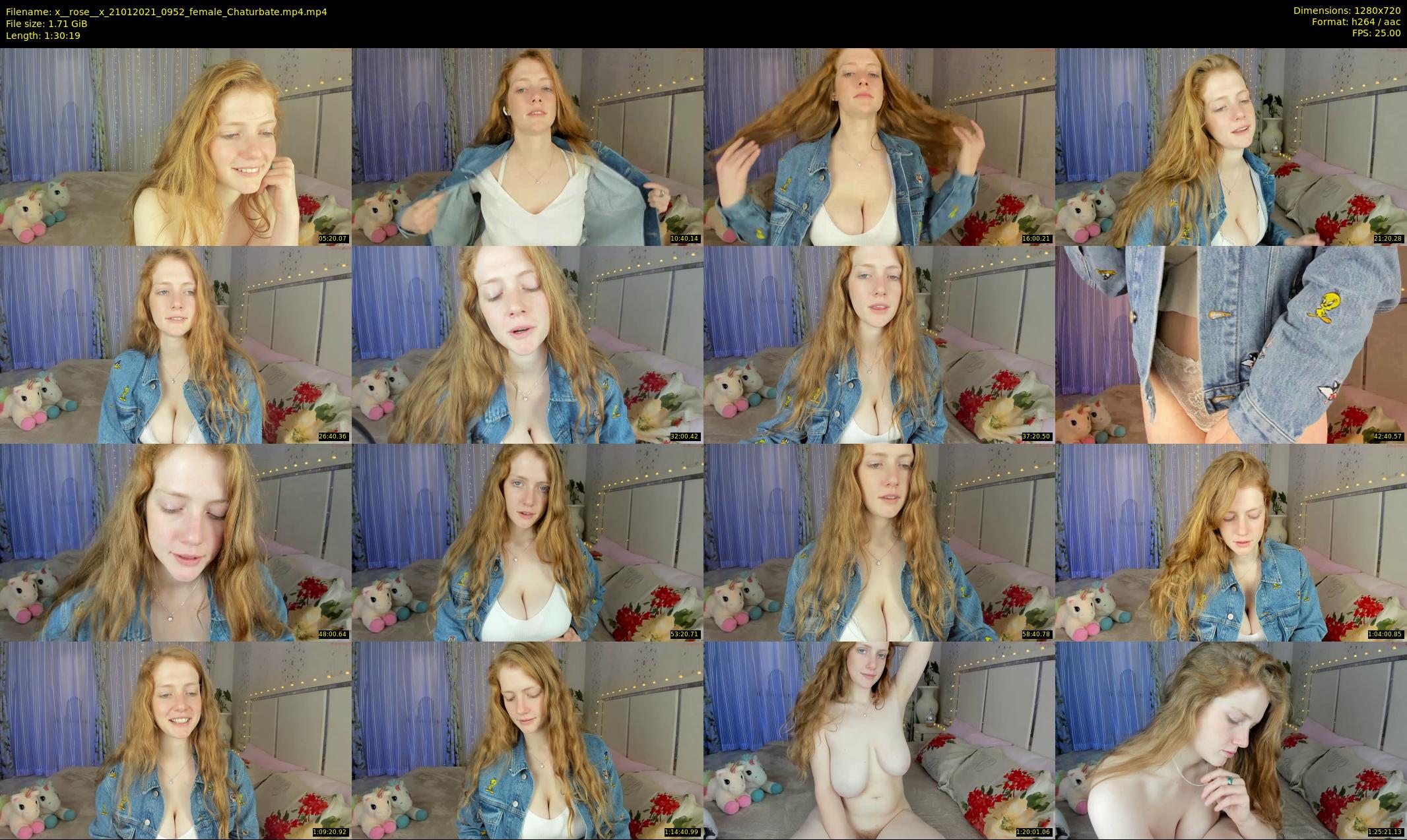 x__rose__x — 91 minute Chaturbate female cam show recording, 720p, Jan 21, 2021