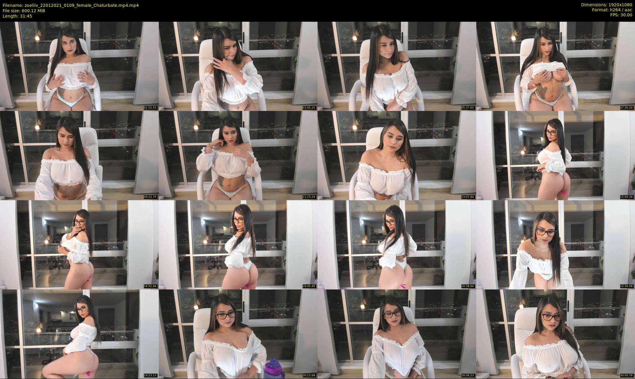 zoeliiv — 32 minute Chaturbate female cam show recording, 1080p, Jan 22, 2021
