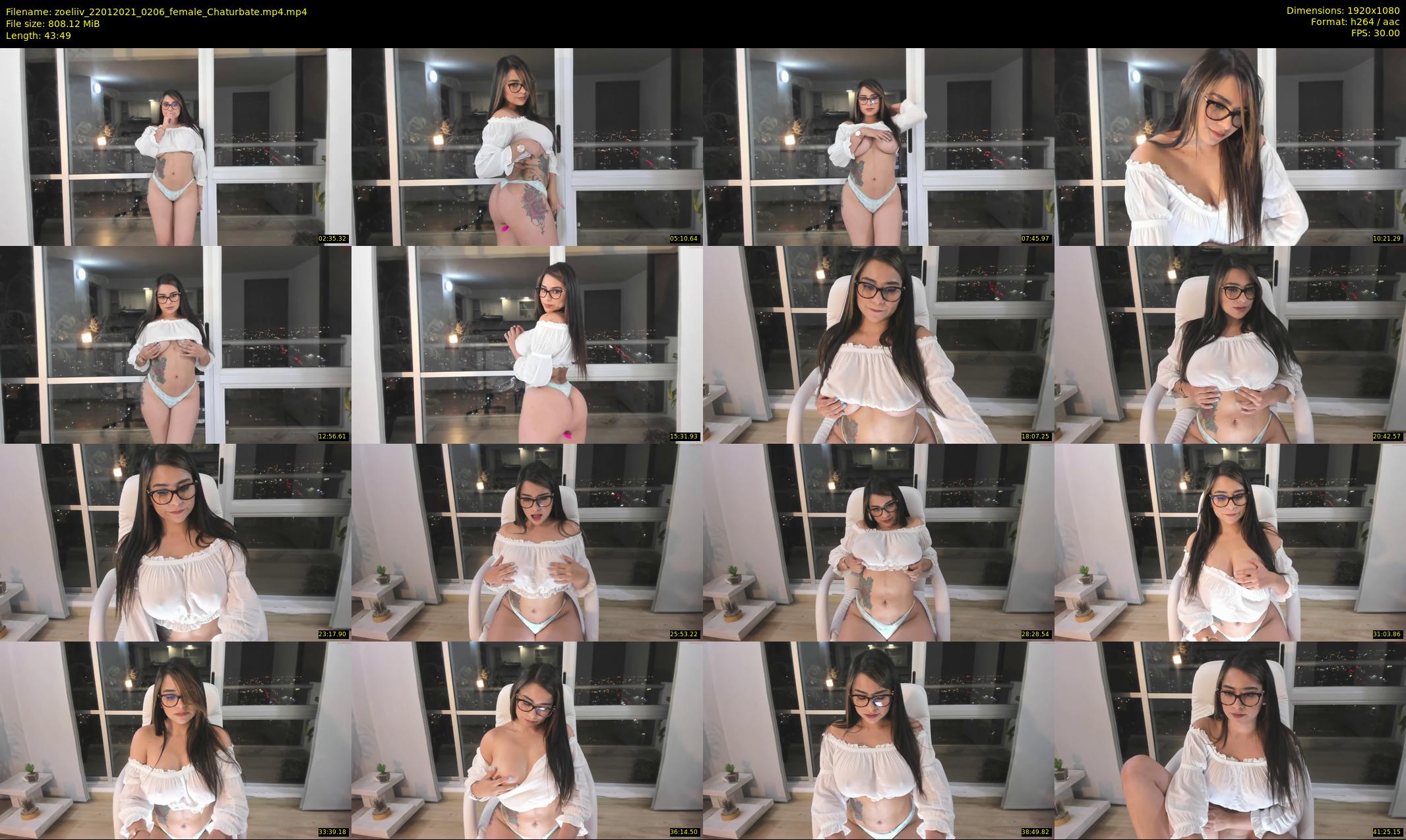 zoeliiv — 44 minute Chaturbate female cam show recording, 1080p, Jan 22, 2021