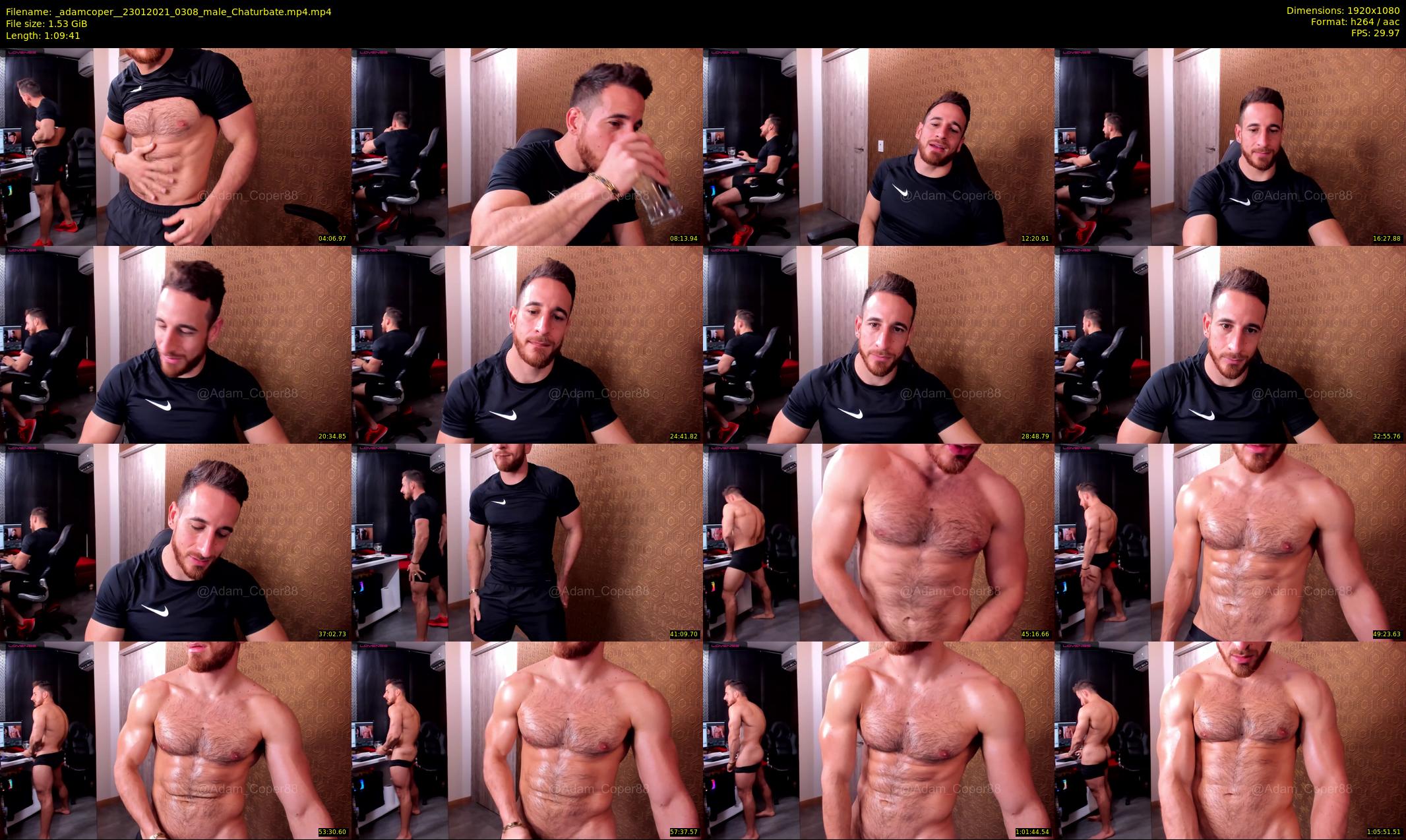 _adamcoper_ — 70 minute Chaturbate male cam show recording, 1080p, Jan 23, 2021