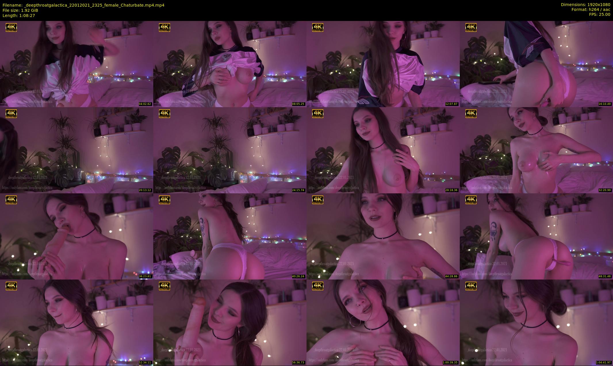 _deepthroatgalactica — 69 minute Chaturbate couple cam show recording, 1080p, Jan 22, 2021