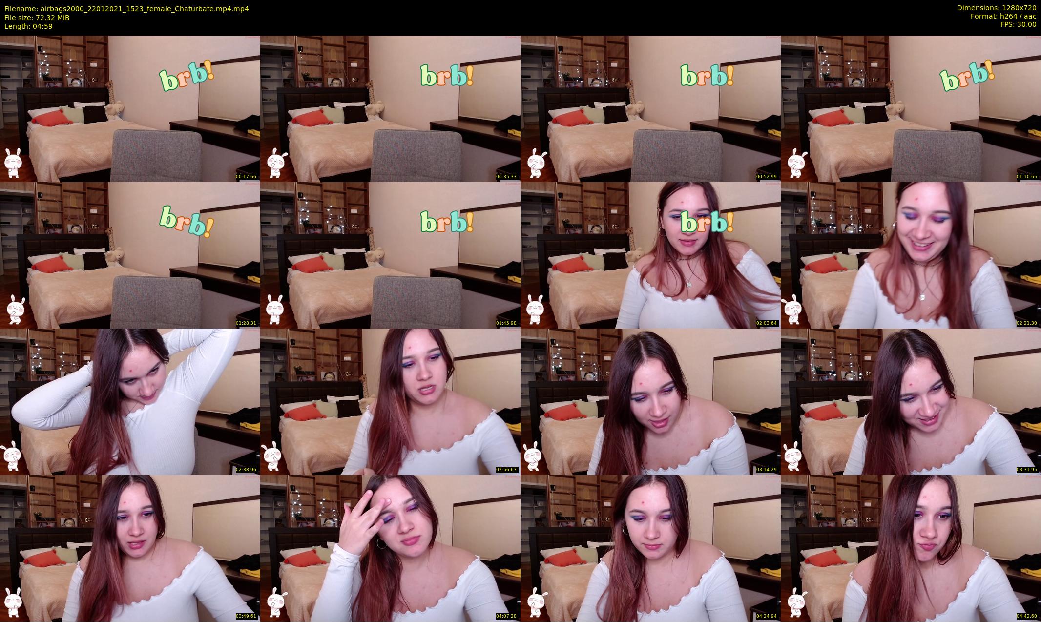 airbags2000 — 5 minute Chaturbate female cam show recording, 720p, Jan 22, 2021