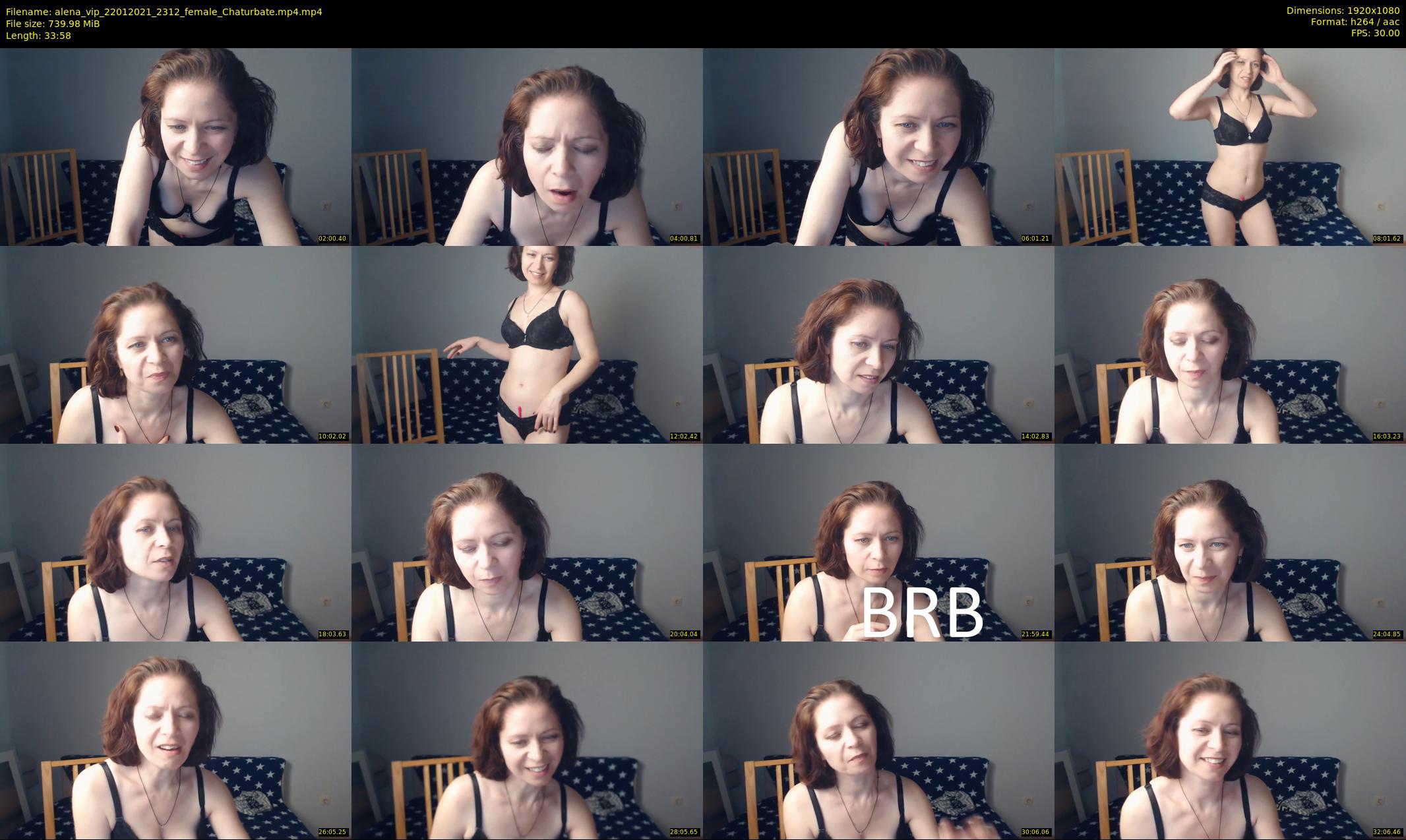 alena_vip — 34 minute Chaturbate female cam show recording, 1080p, Jan 22, 2021