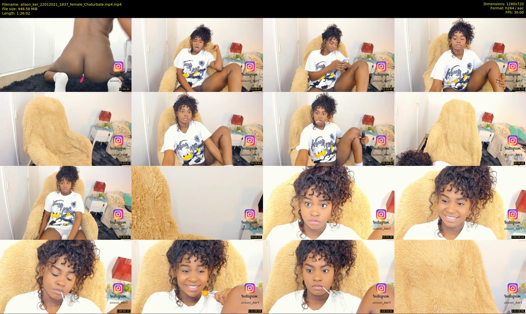 alison_ker — 87 minute Chaturbate female cam show recording, 720p, Jan 22, 2021