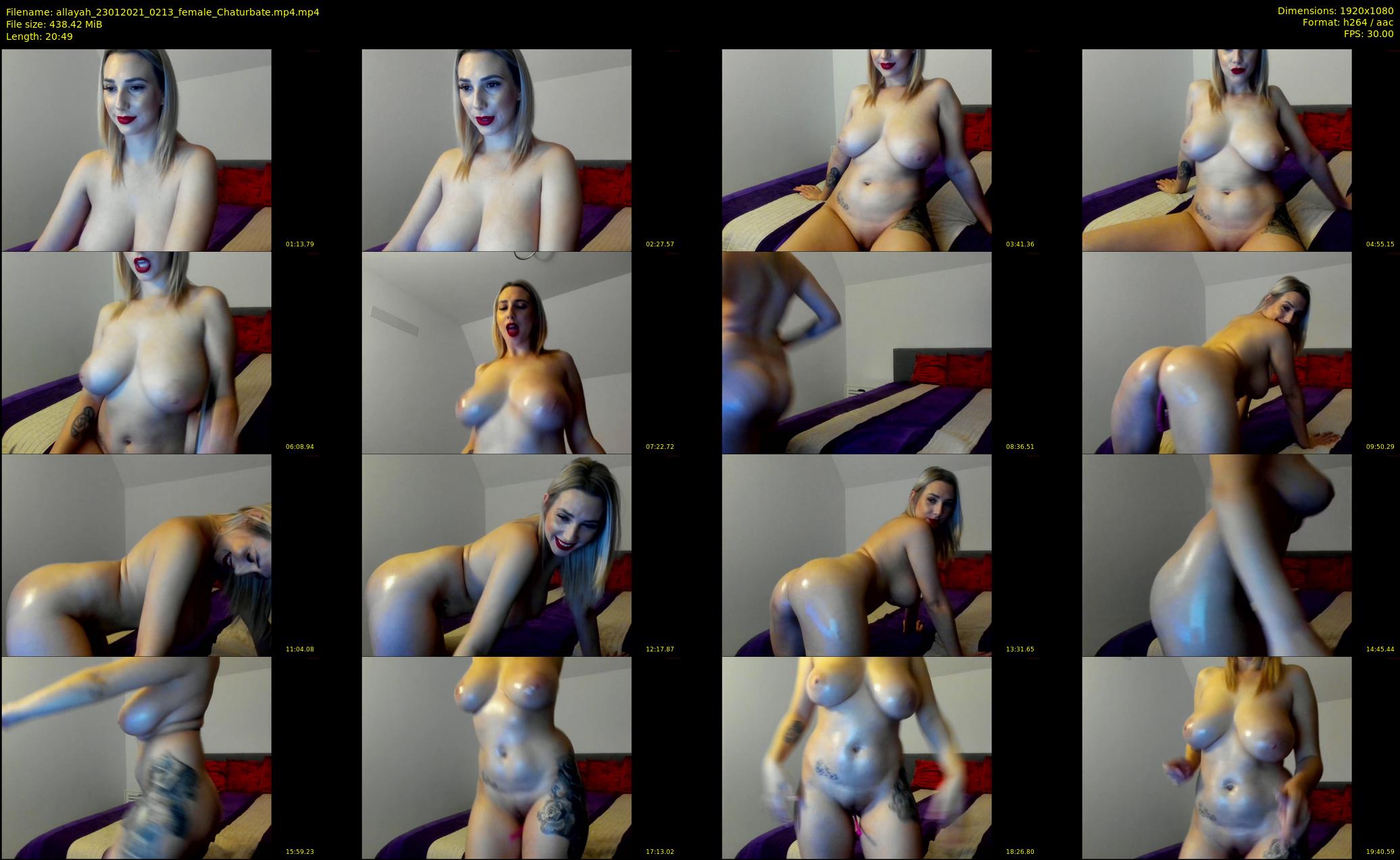 allayah — 21 minute Chaturbate female cam show recording, 1080p, Jan 23, 2021