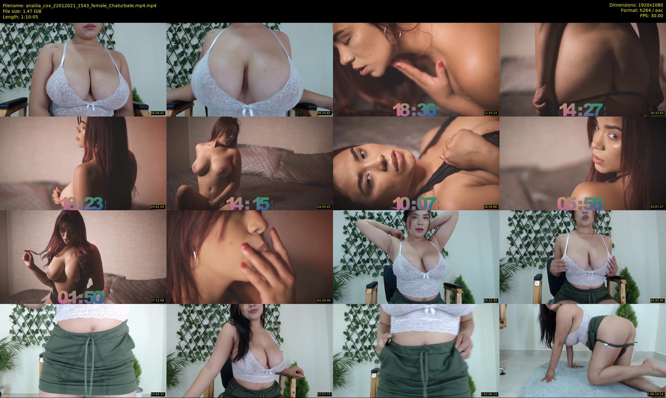 analiia_cox — 71 minute Chaturbate female cam show recording, 1080p, Jan 22, 2021