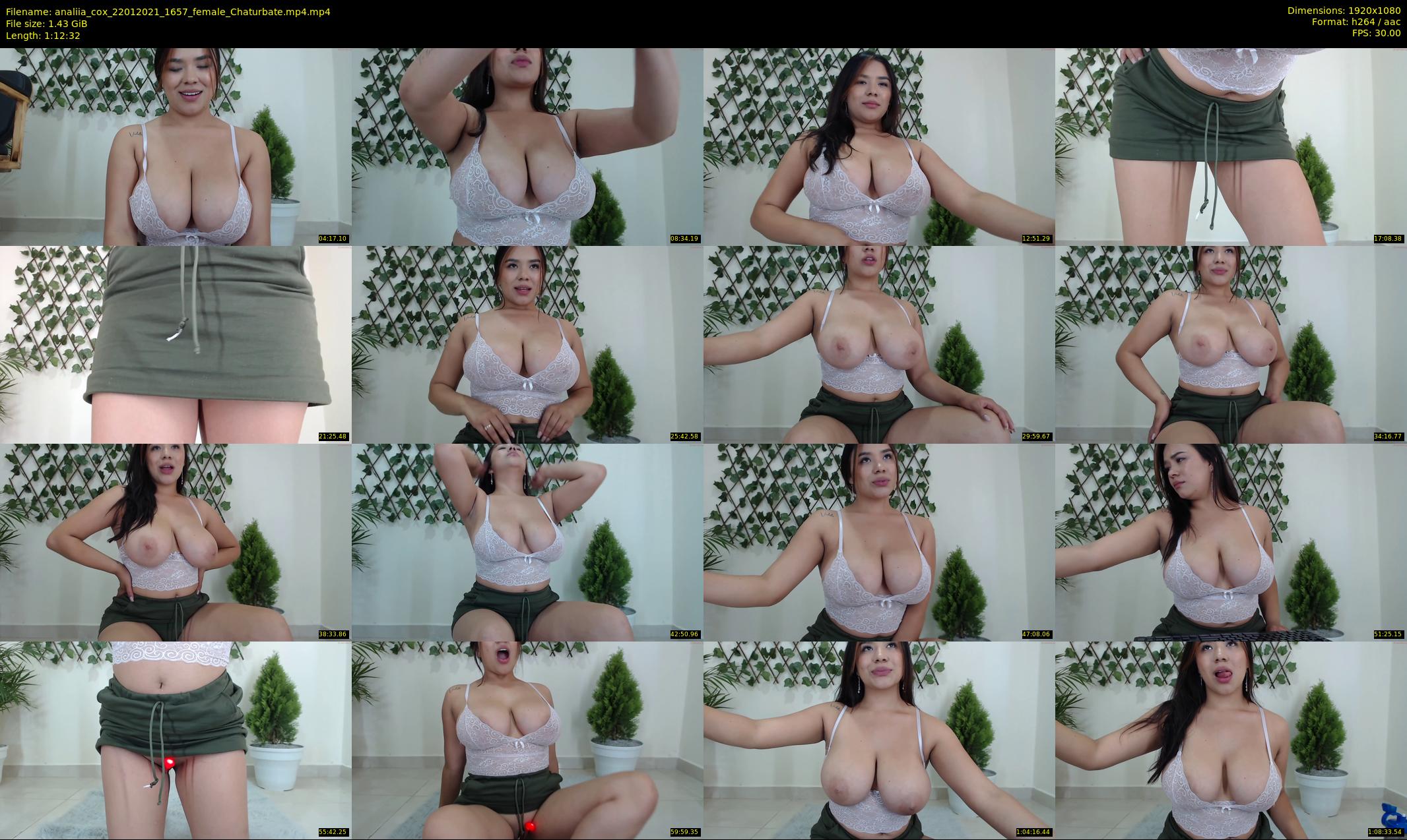 analiia_cox — 73 minute Chaturbate female cam show recording, 1080p, Jan 22, 2021