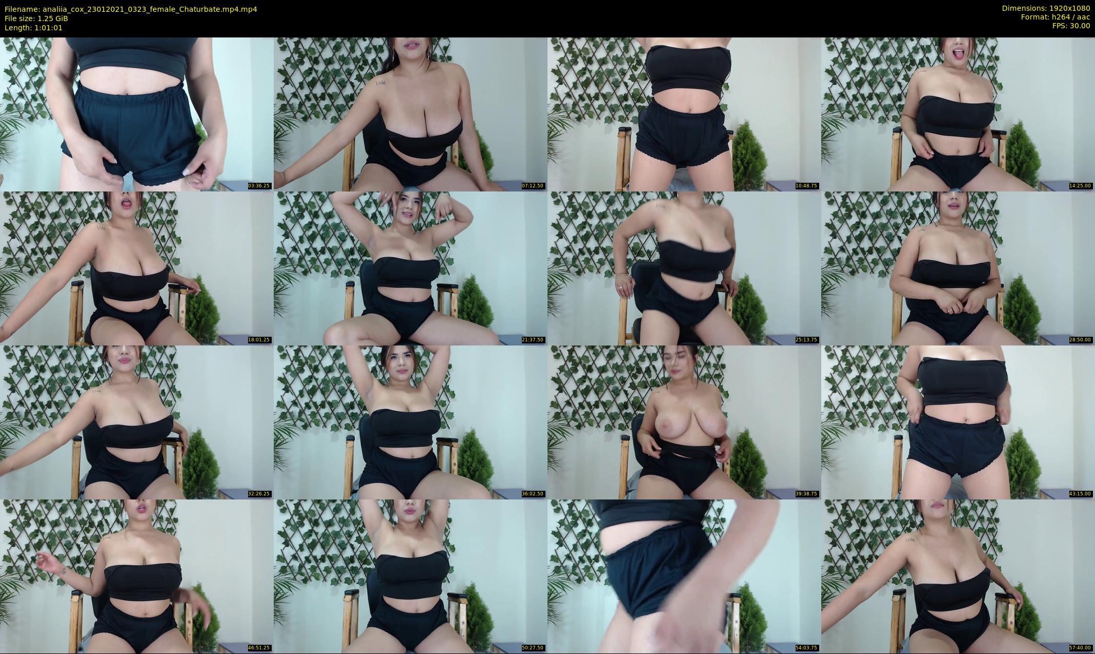 analiia_cox — 62 minute Chaturbate female cam show recording, 1080p, Jan 23, 2021