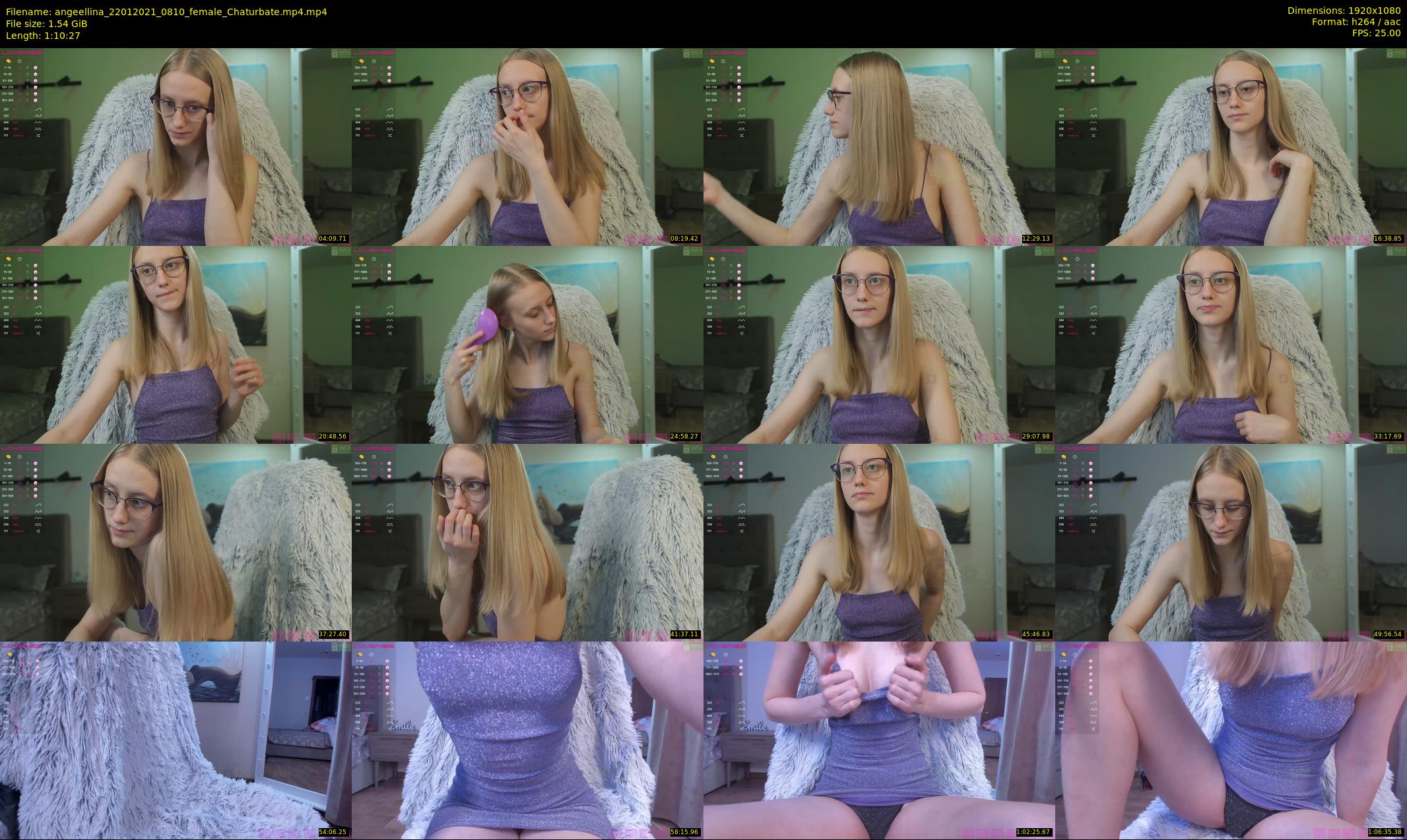angeellina — 71 minute Chaturbate female cam show recording, 1080p, Jan 22, 2021