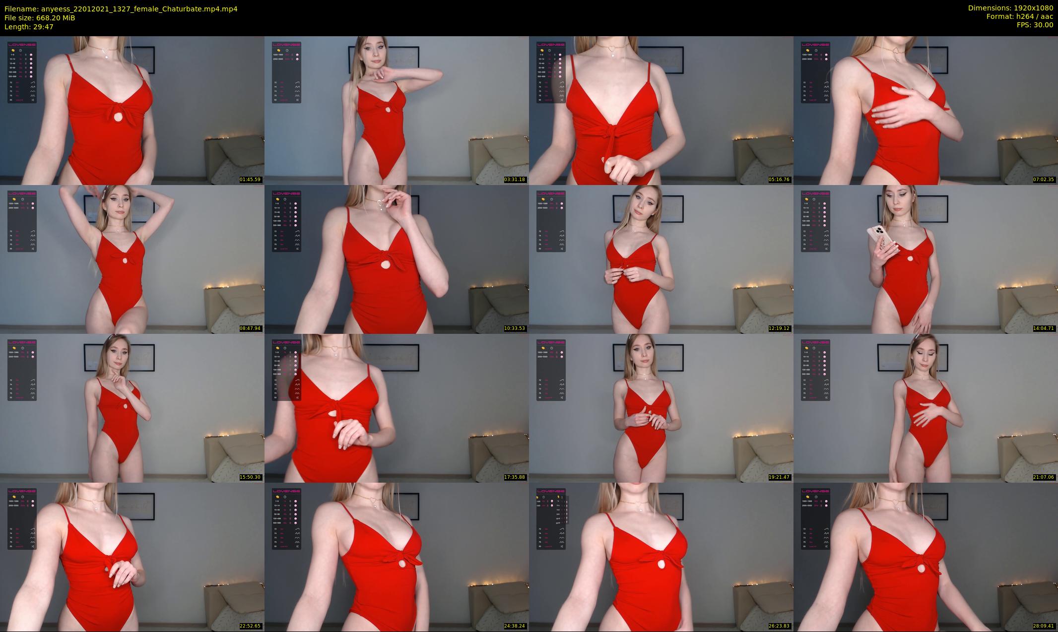 anyeess — 30 minute Chaturbate female cam show recording, 1080p, Jan 22, 2021