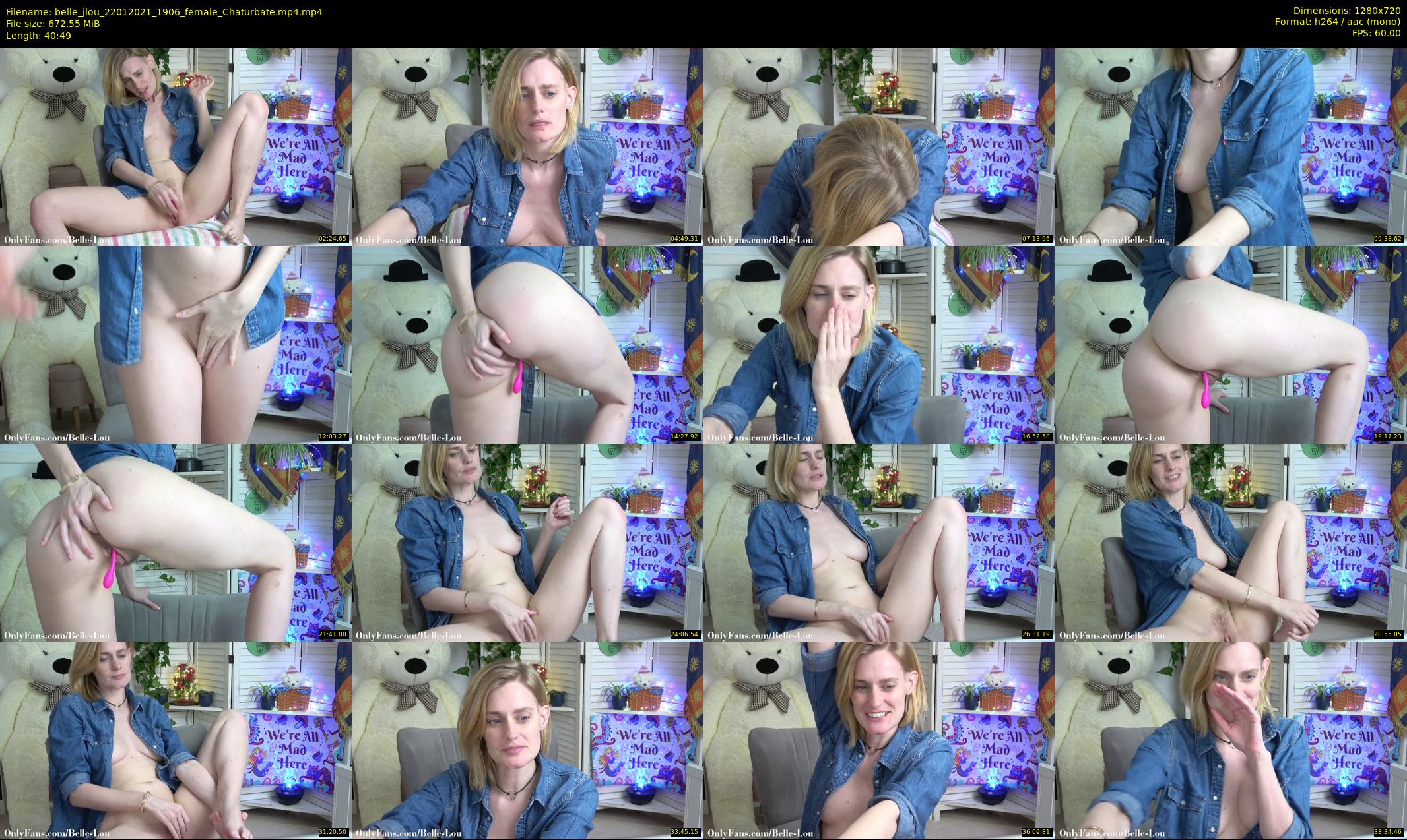 belle_jlou — 41 minute Chaturbate female cam show recording, 720p, Jan 22, 2021