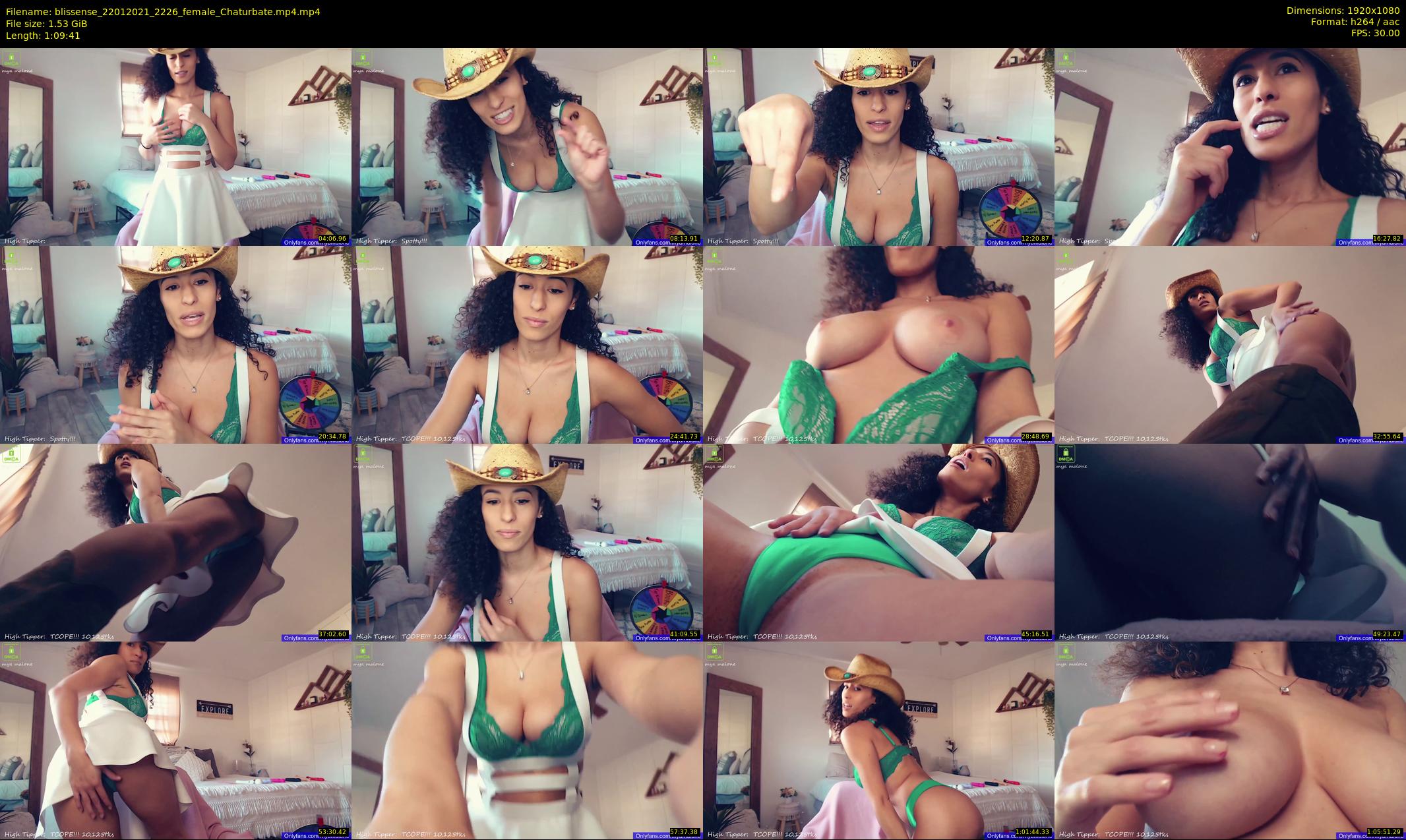 blissense — 70 minute Chaturbate female cam show recording, 1080p, Jan 22, 2021