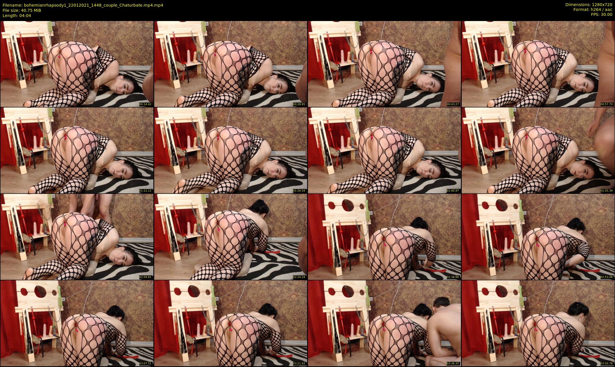 bohemianrhapsody1 — 5 minute Chaturbate couple cam show recording, 720p, Jan 22, 2021