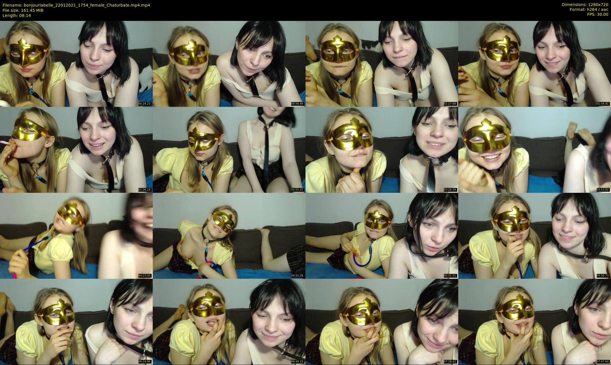 bonjourlabelle — 9 minute Chaturbate female cam show recording, 720p, Jan 22, 2021
