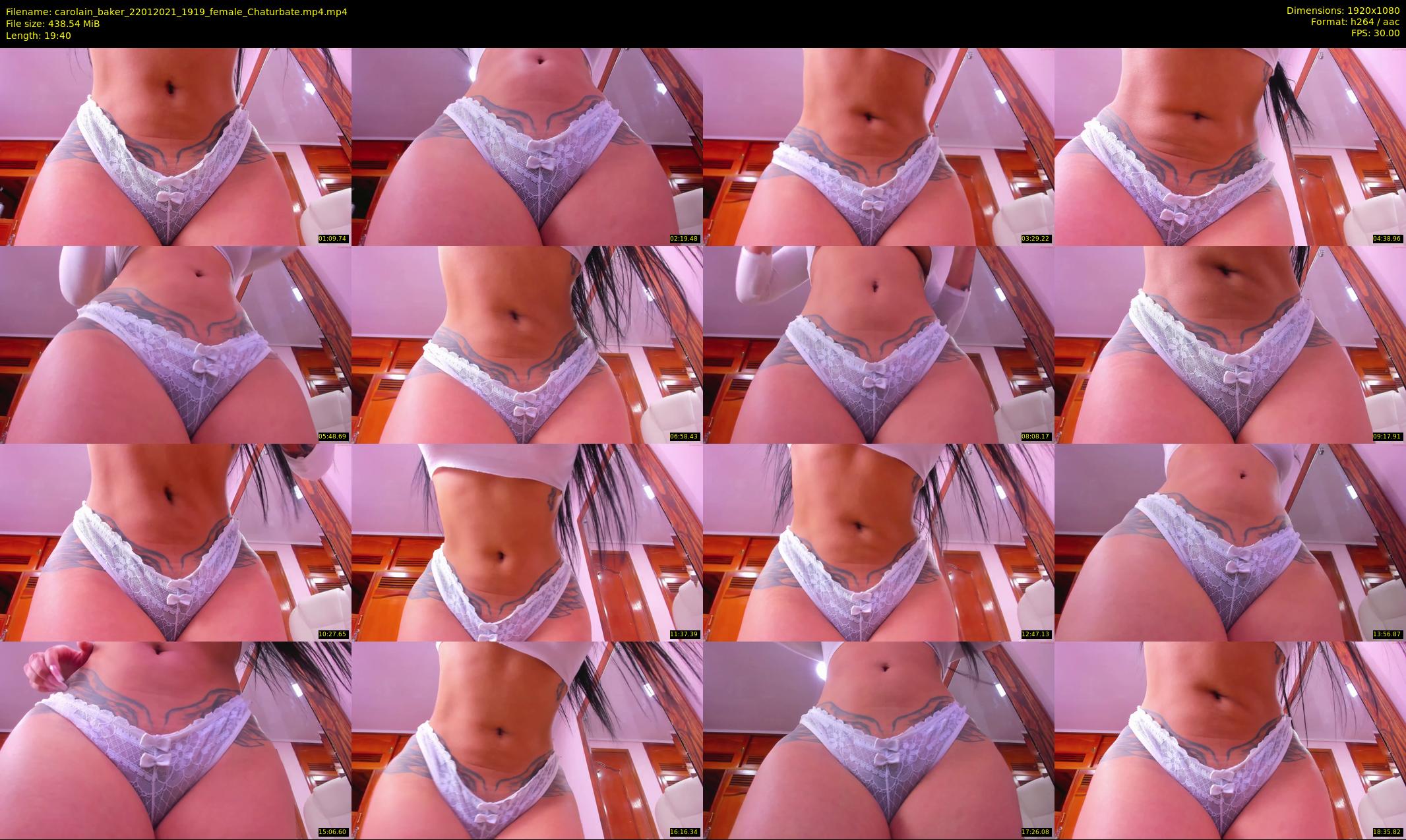 carolain_baker — 20 minute Chaturbate female cam show recording, 1080p, Jan 22, 2021