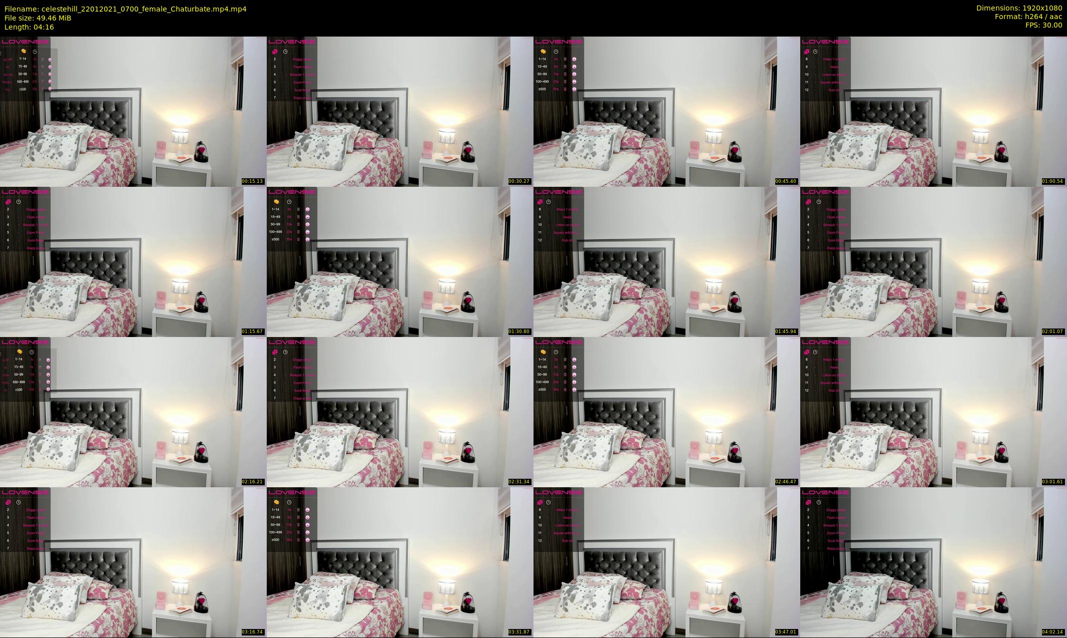 celestehill — 5 minute Chaturbate female cam show recording, 1080p, Jan 22, 2021