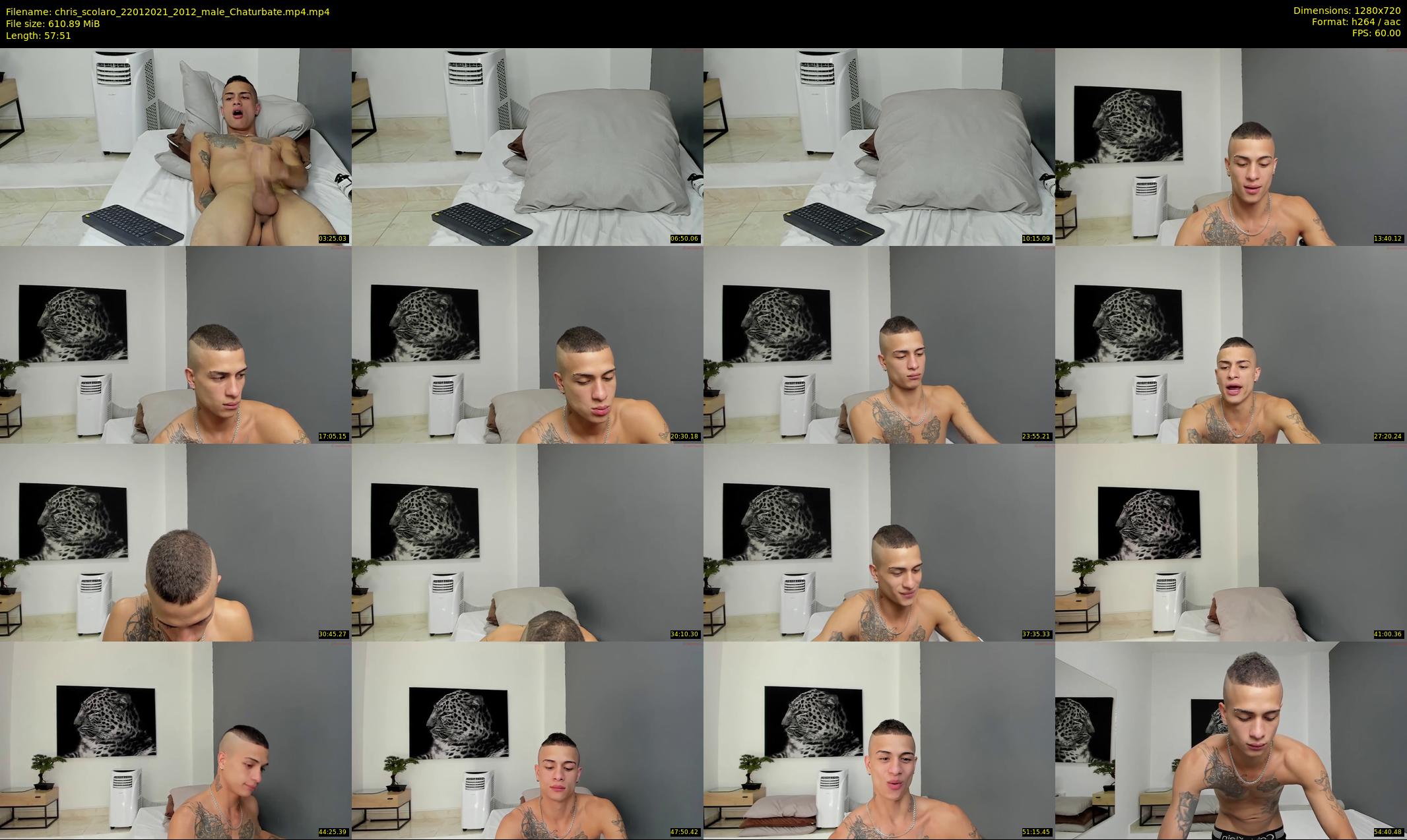 chris_scolaro — 58 minute Chaturbate male cam show recording, 720p, Jan 22, 2021
