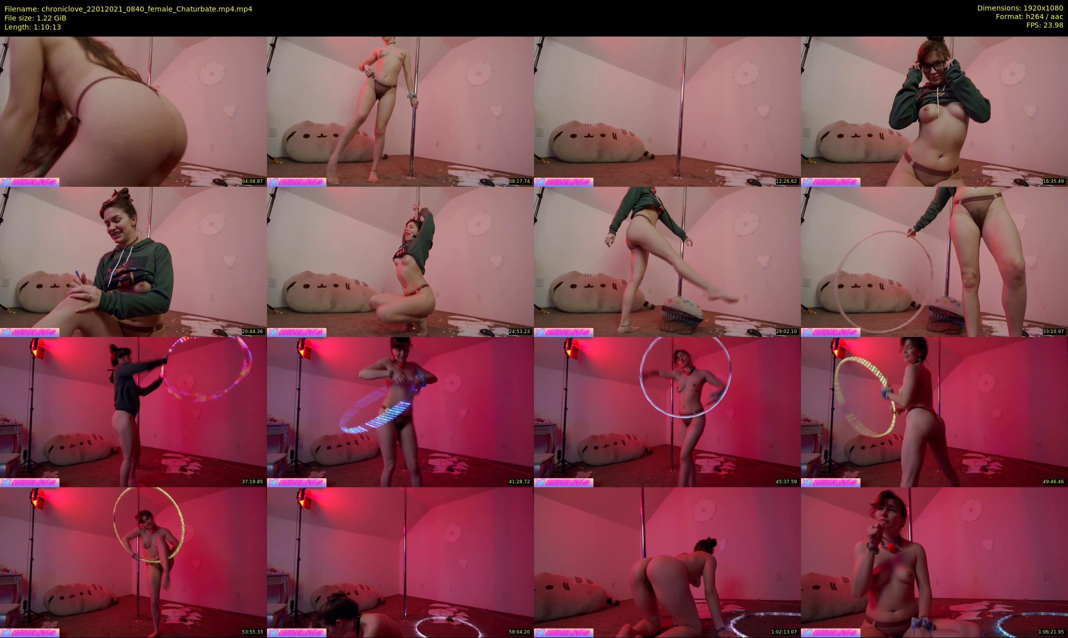 chroniclove — 71 minute Chaturbate female cam show recording, 1080p, Jan 22, 2021