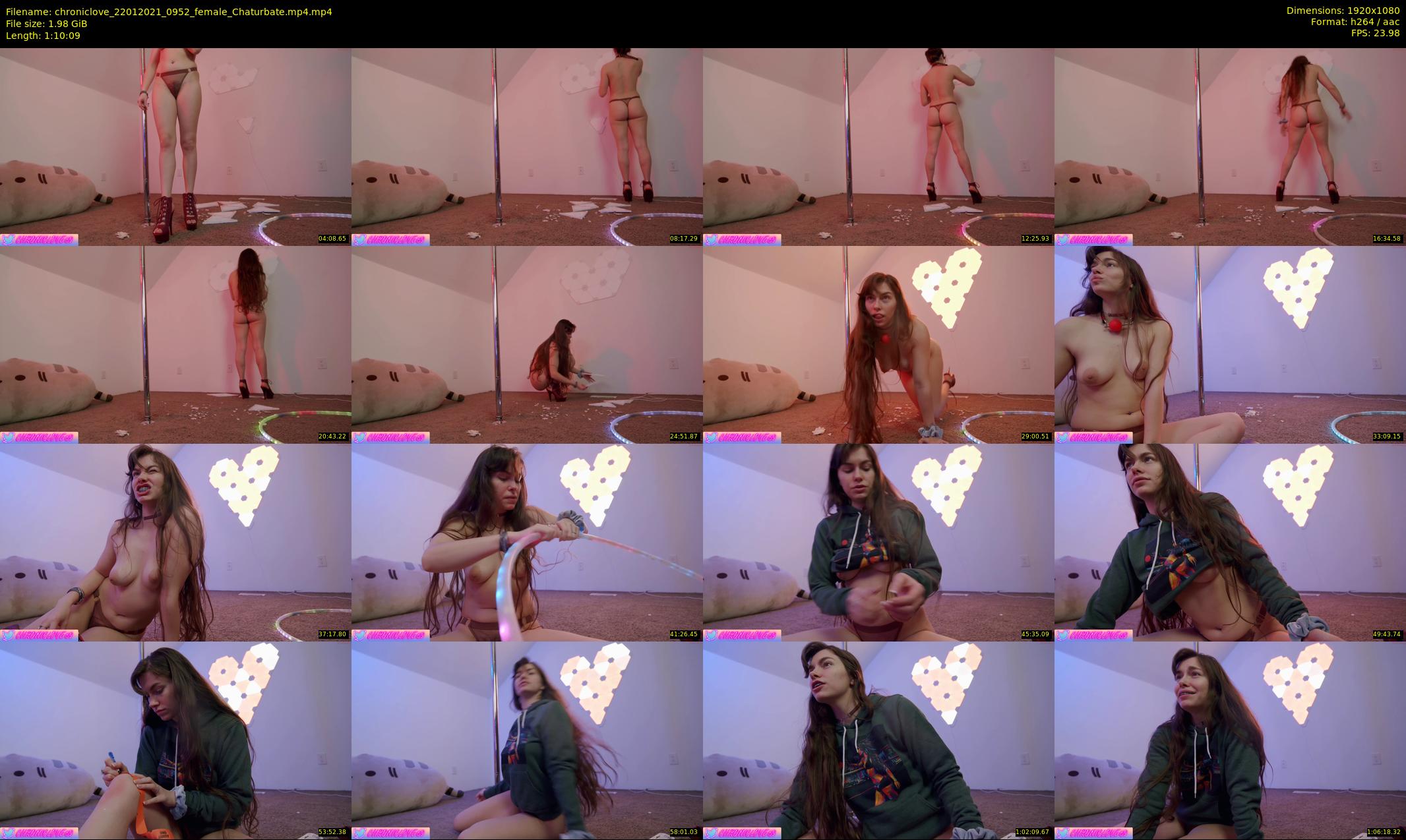 chroniclove — 71 minute Chaturbate female cam show recording, 1080p, Jan 22, 2021