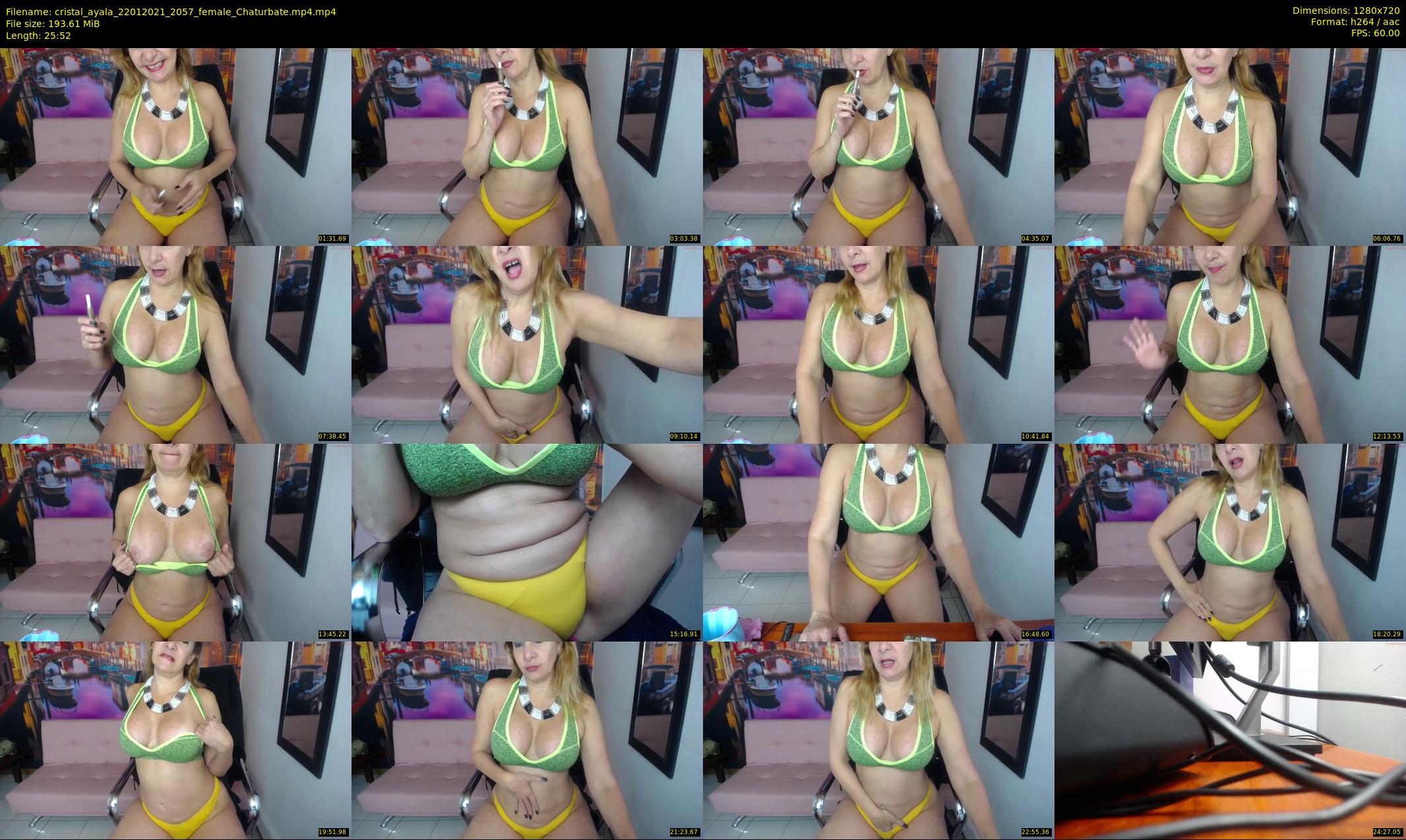 cristal_ayala — 26 minute Chaturbate female cam show recording, 720p, Jan 22, 2021