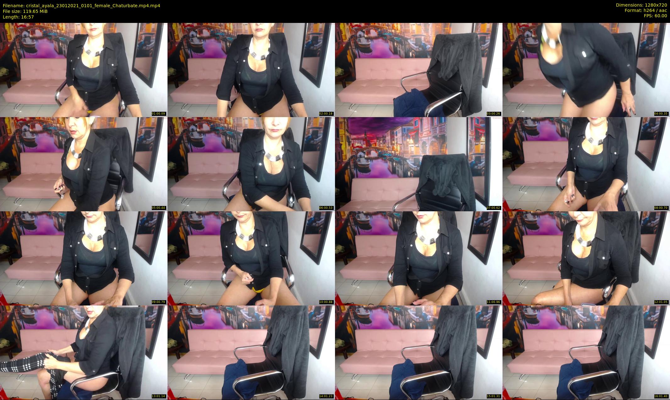 cristal_ayala — 17 minute Chaturbate female cam show recording, 720p, Jan 23, 2021