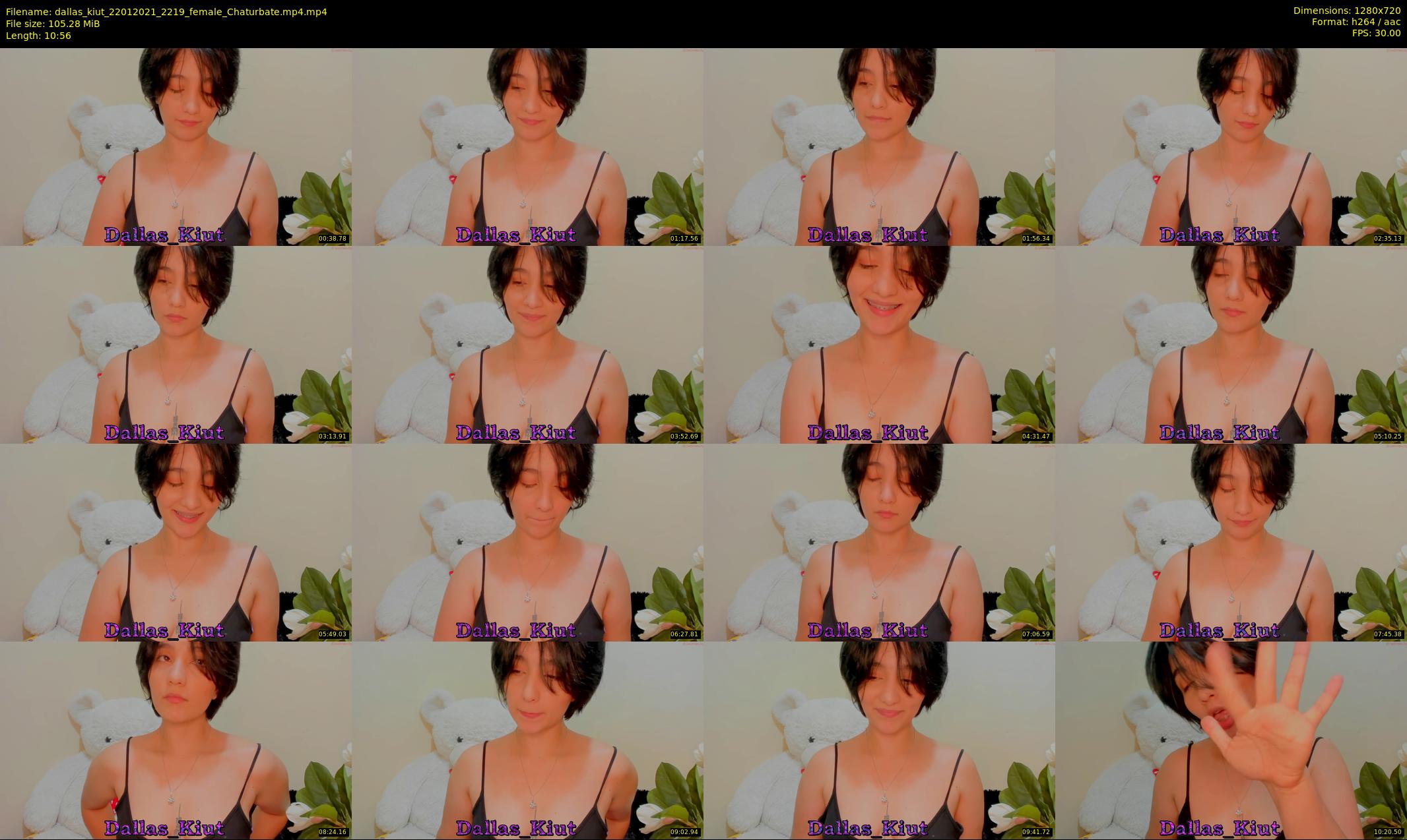 dallas_kiut — 11 minute Chaturbate female cam show recording, 720p, Jan 22, 2021
