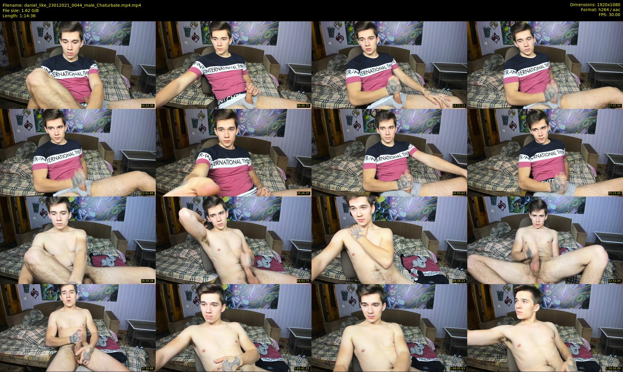 daniel_like — 75 minute Chaturbate male cam show recording, 1080p, Jan 23, 2021