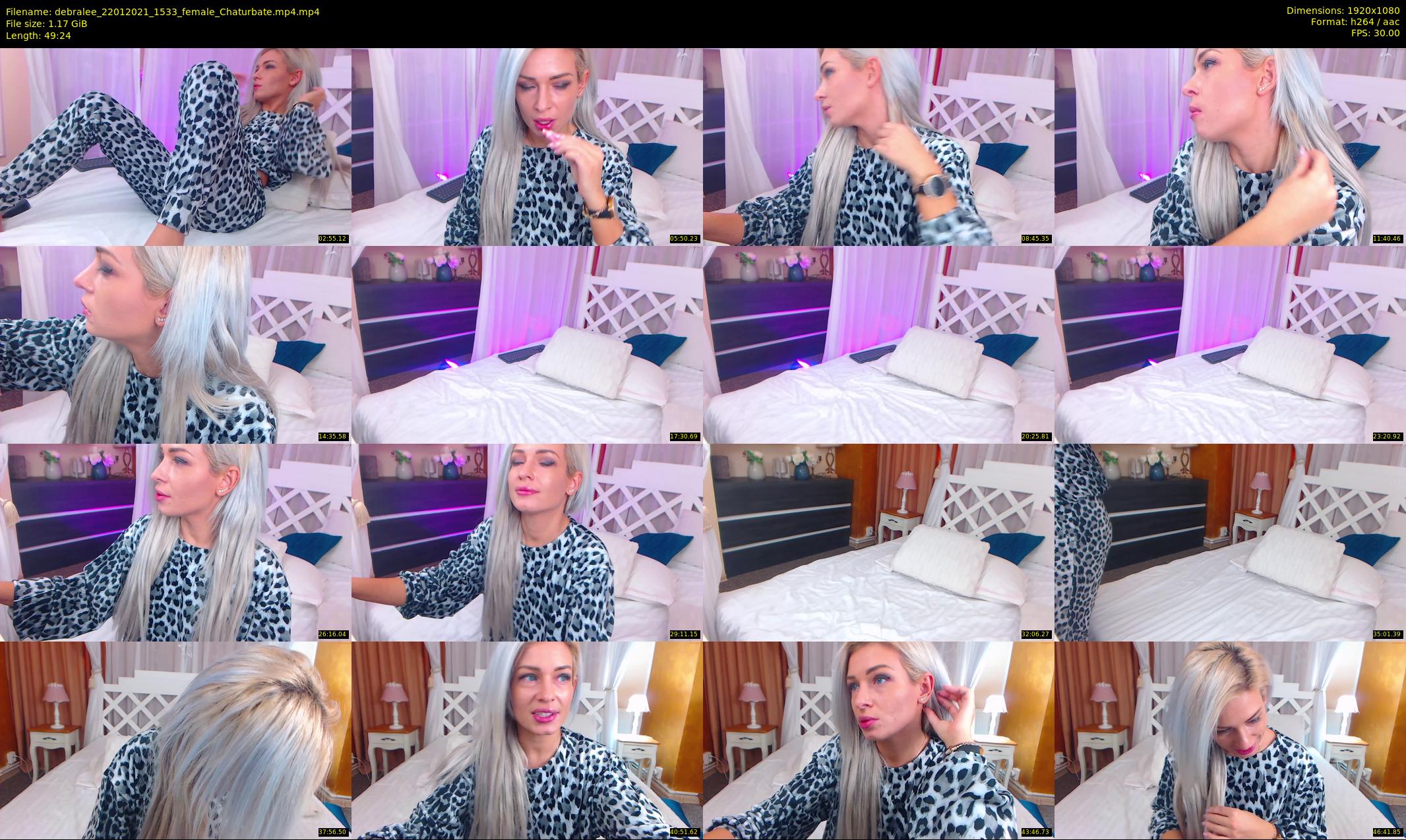 debralee — 50 minute Chaturbate female cam show recording, 1080p, Jan 22, 2021