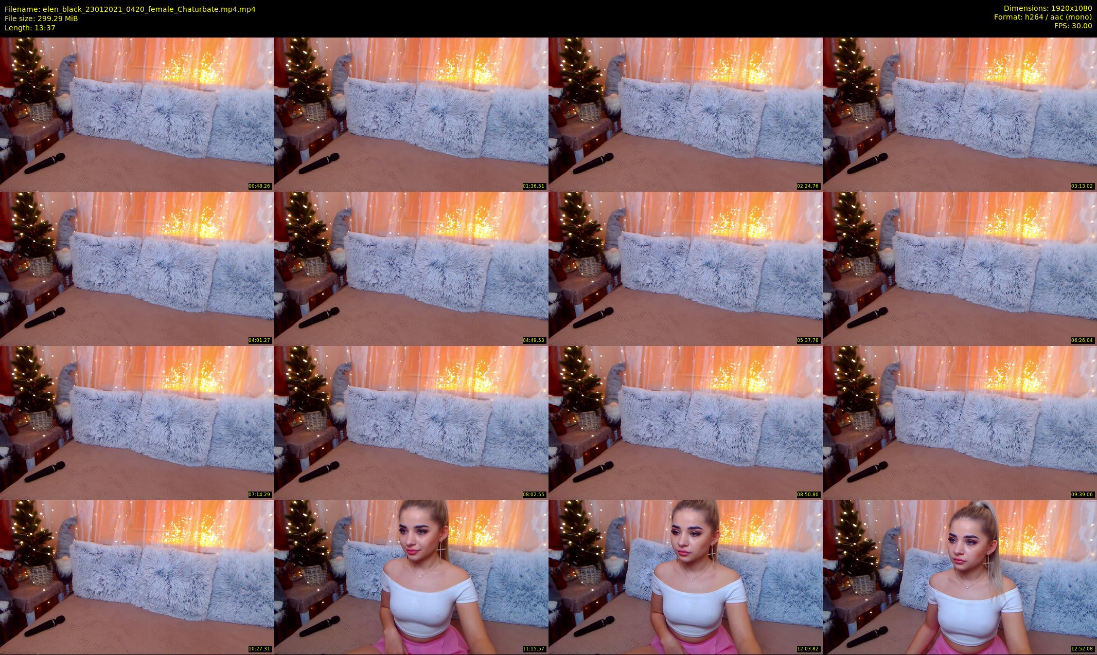 elen_black — 14 minute Chaturbate female cam show recording, 1080p, Jan 23, 2021