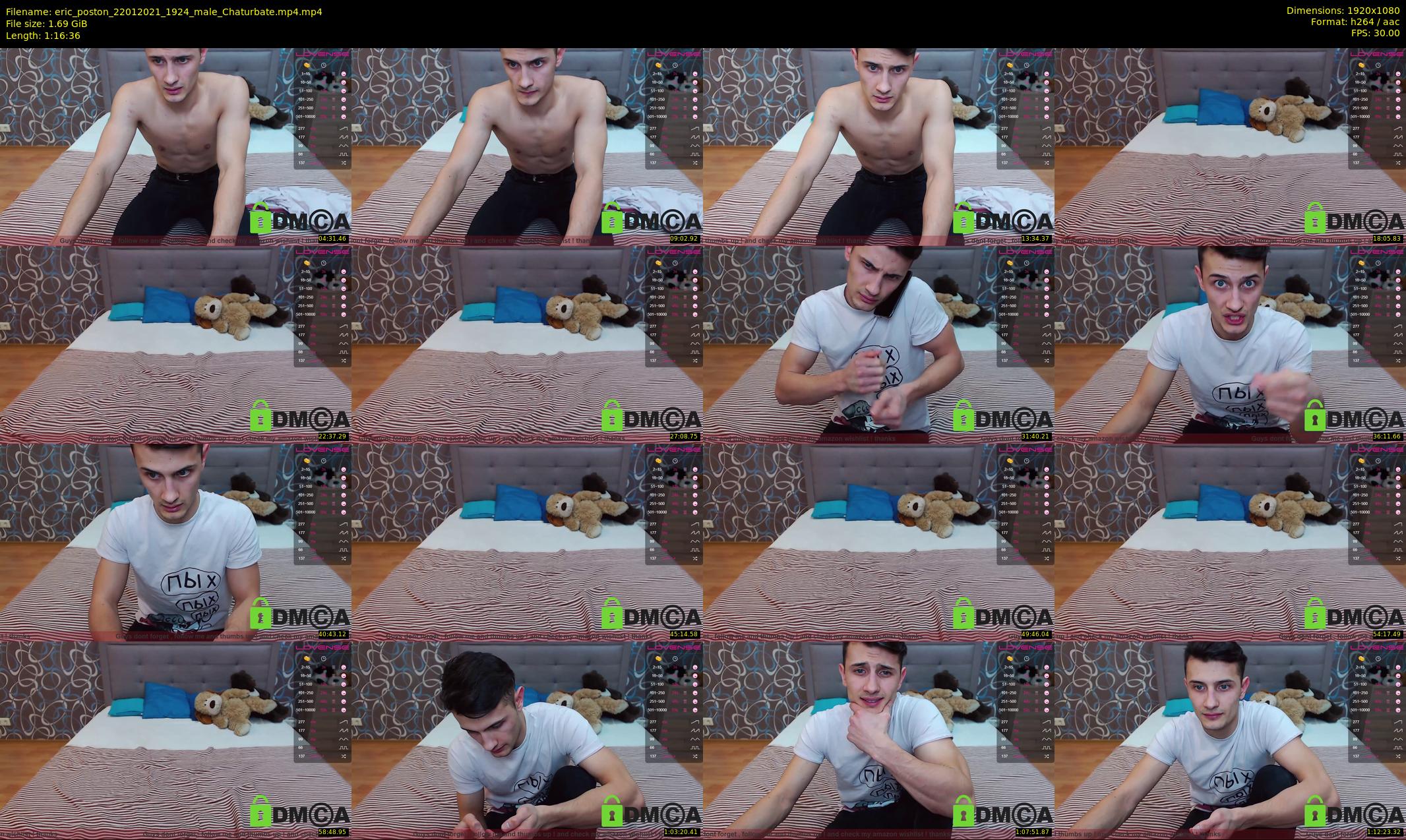 eric_poston — 77 minute Chaturbate male cam show recording, 1080p, Jan 22, 2021