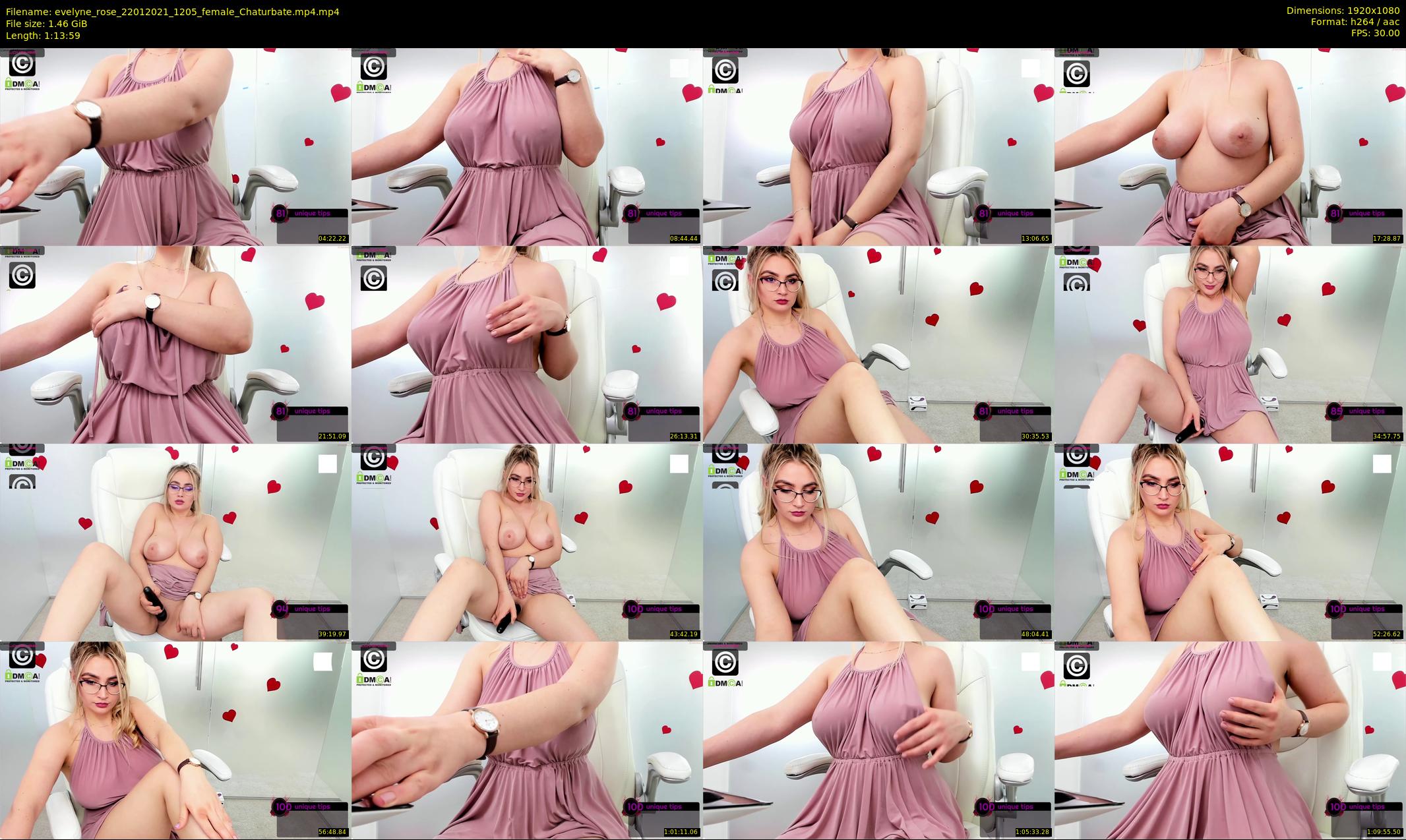 evelyne_rose — 74 minute Chaturbate female cam show recording, 1080p, Jan 22, 2021