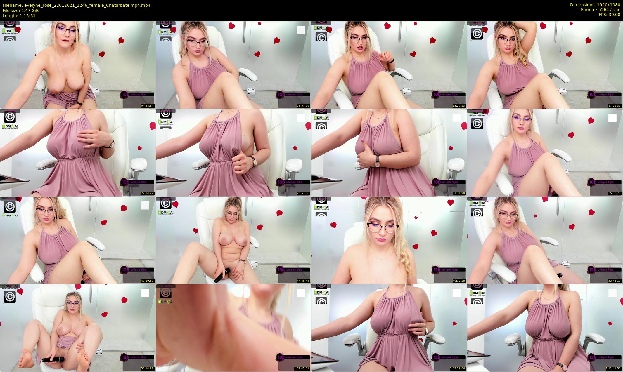 evelyne_rose — 76 minute Chaturbate female cam show recording, 1080p, Jan 22, 2021
