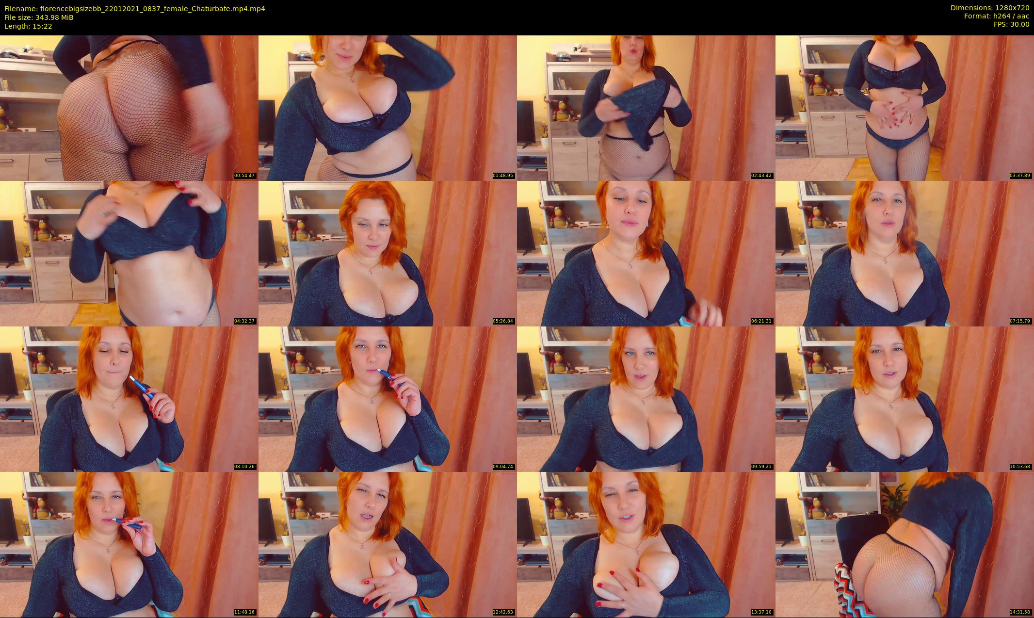 florencebigsizebb — 16 minute Chaturbate female cam show recording, 720p, Jan 22, 2021
