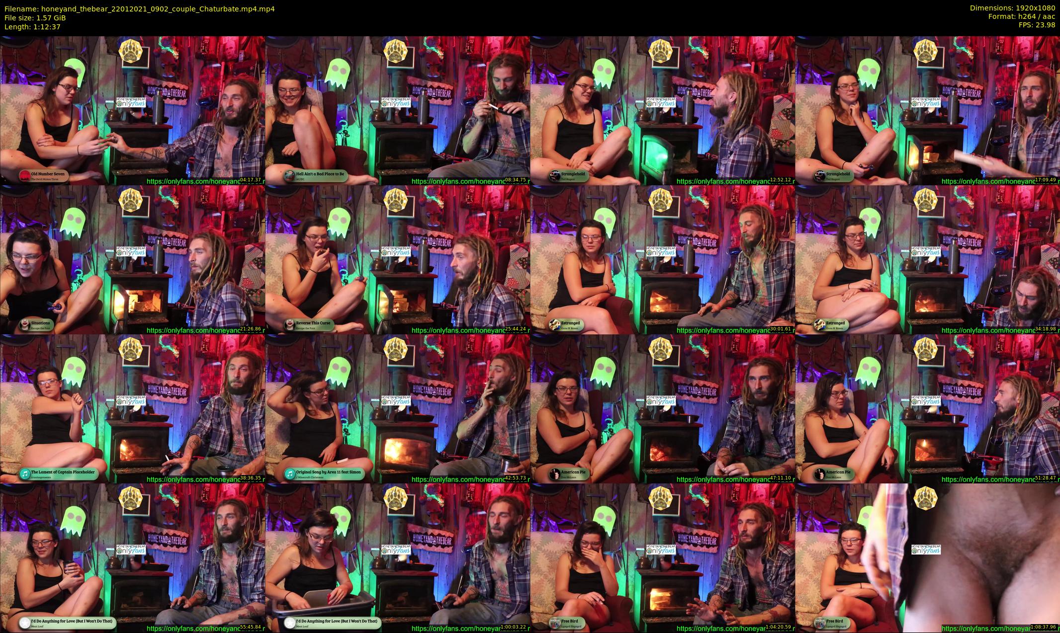 honeyand_thebear — 73 minute Chaturbate couple cam show recording, 1080p, Jan 22, 2021