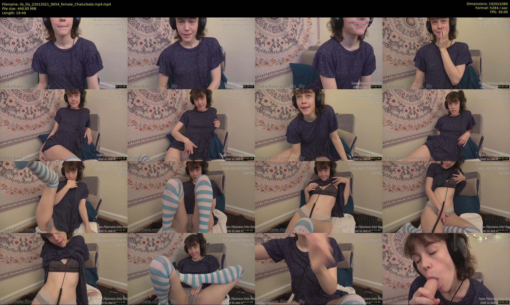 its_lily — 20 minute Chaturbate female cam show recording, 1080p, Jan 22, 2021