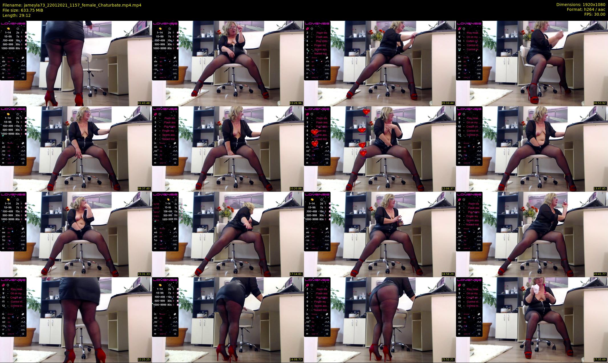 jameyla73 — 30 minute Chaturbate female cam show recording, 1080p, Jan 22, 2021