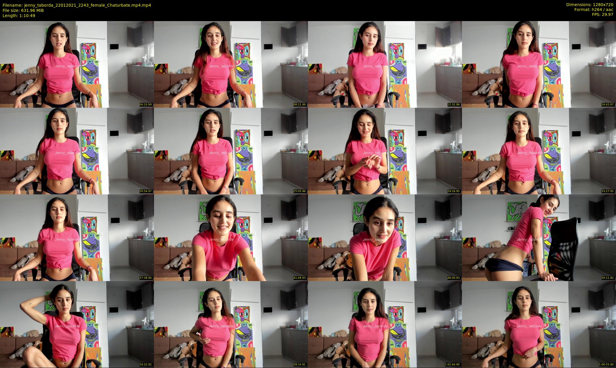 jenny_taborda — 71 minute Chaturbate female cam show recording, 720p, Jan 22, 2021