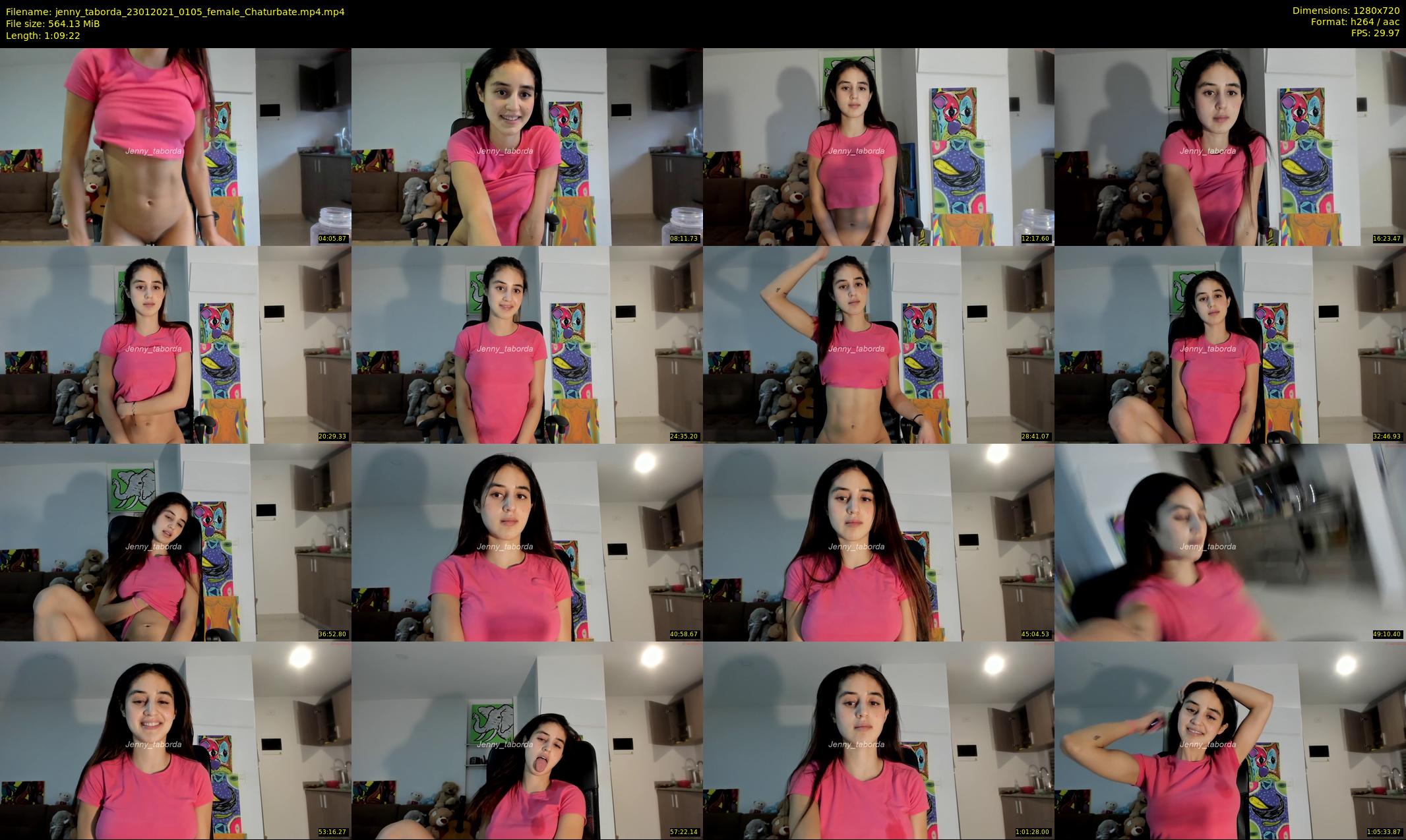jenny_taborda — 70 minute Chaturbate female cam show recording, 720p, Jan 23, 2021