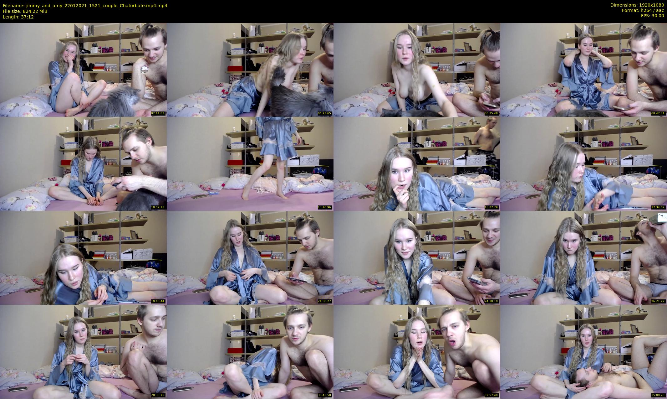 jimmy_and_amy — 38 minute Chaturbate couple cam show recording, 1080p, Jan 22, 2021