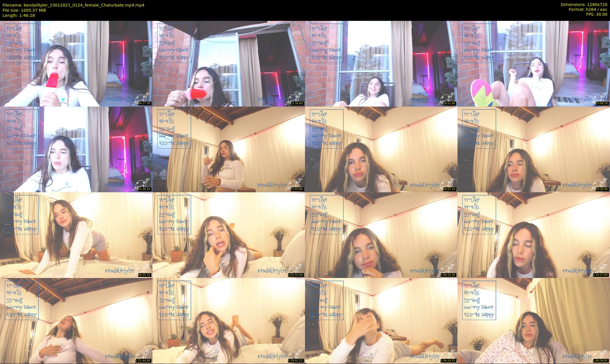 kendalltyler — 107 minute Chaturbate female cam show recording, 720p, Jan 23, 2021