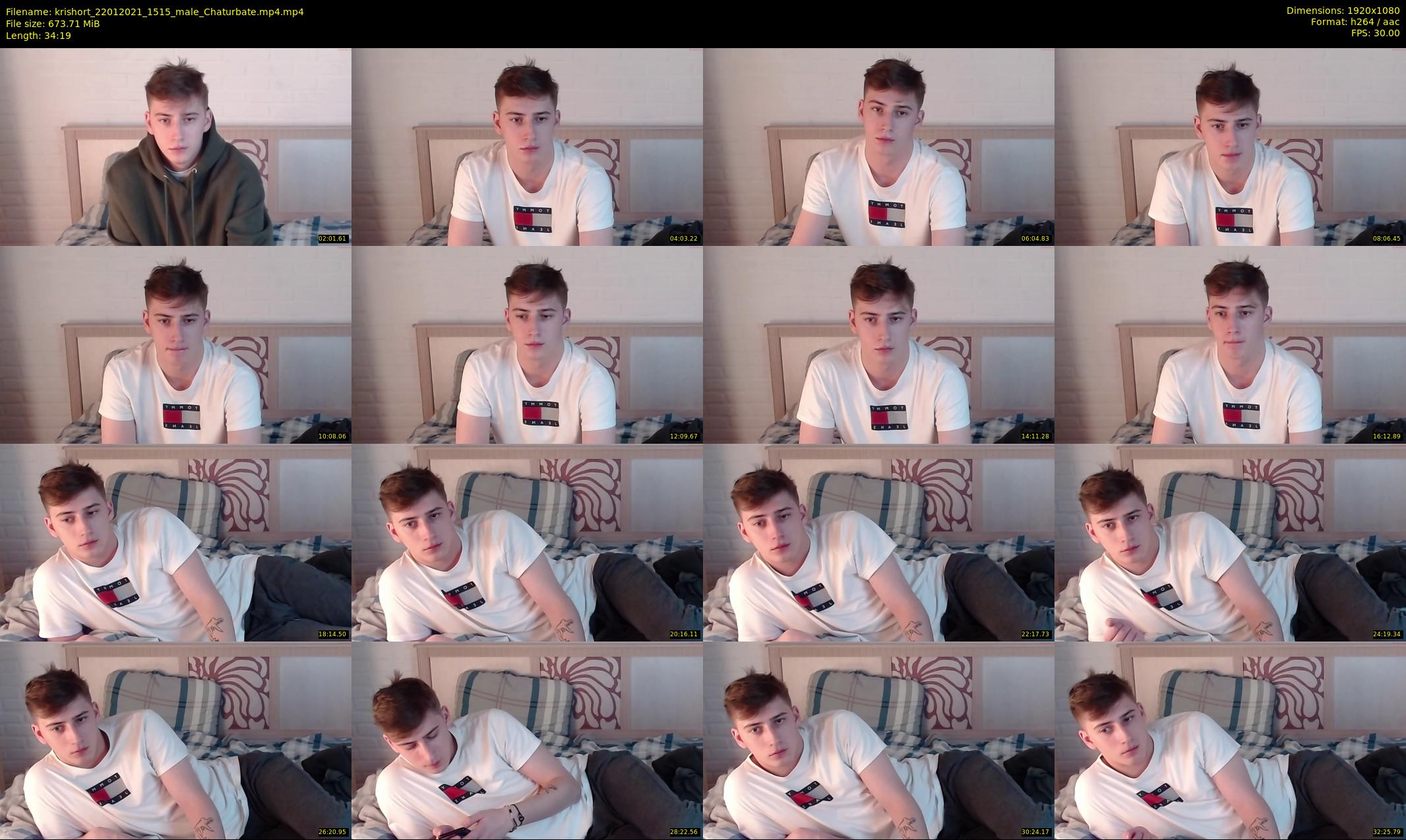 krishort — 35 minute Chaturbate male cam show recording, 1080p, Jan 22, 2021