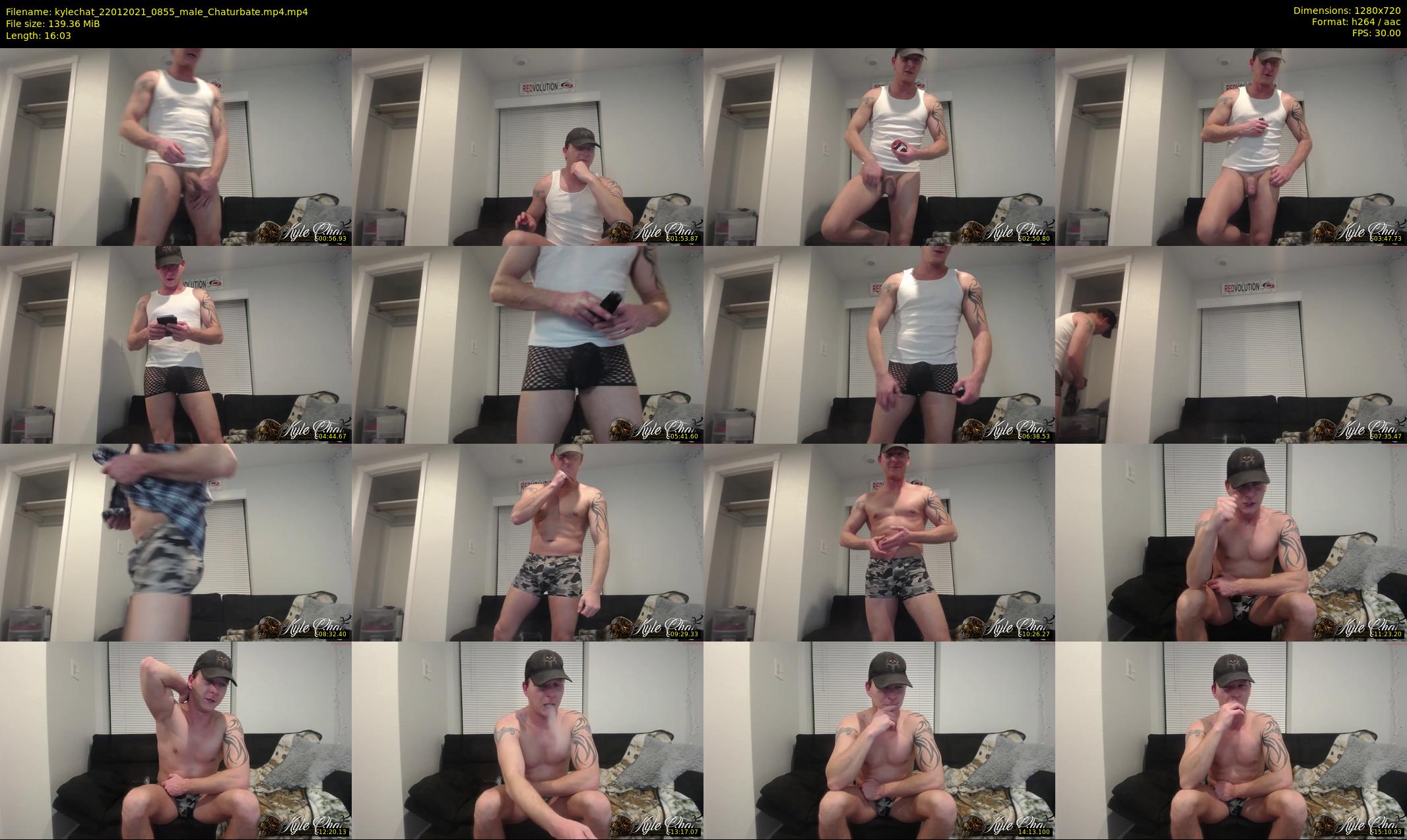 kylechat — 17 minute Chaturbate male cam show recording, 720p, Jan 22, 2021