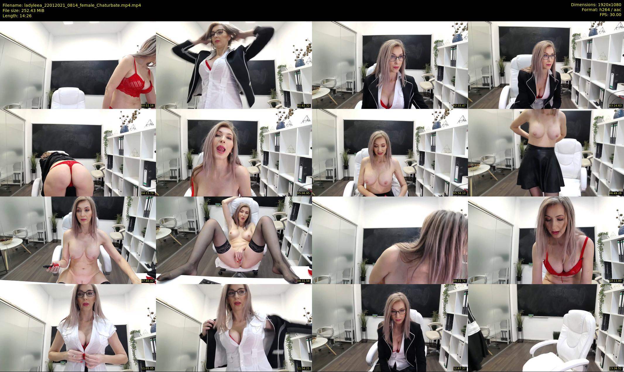 ladyleea — 15 minute Chaturbate female cam show recording, 1080p, Jan 22, 2021