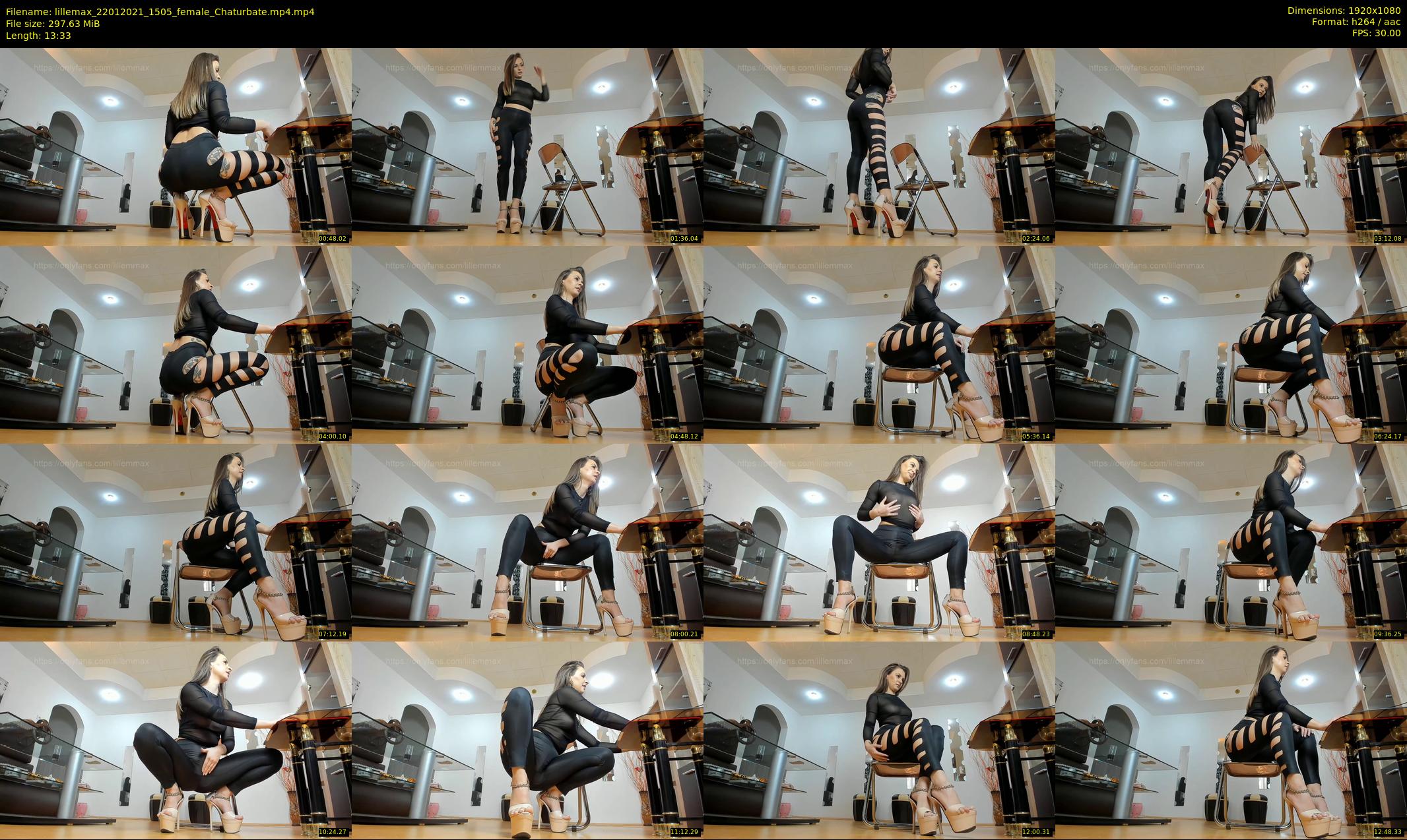 lillemax — 14 minute Chaturbate female cam show recording, 1080p, Jan 22, 2021