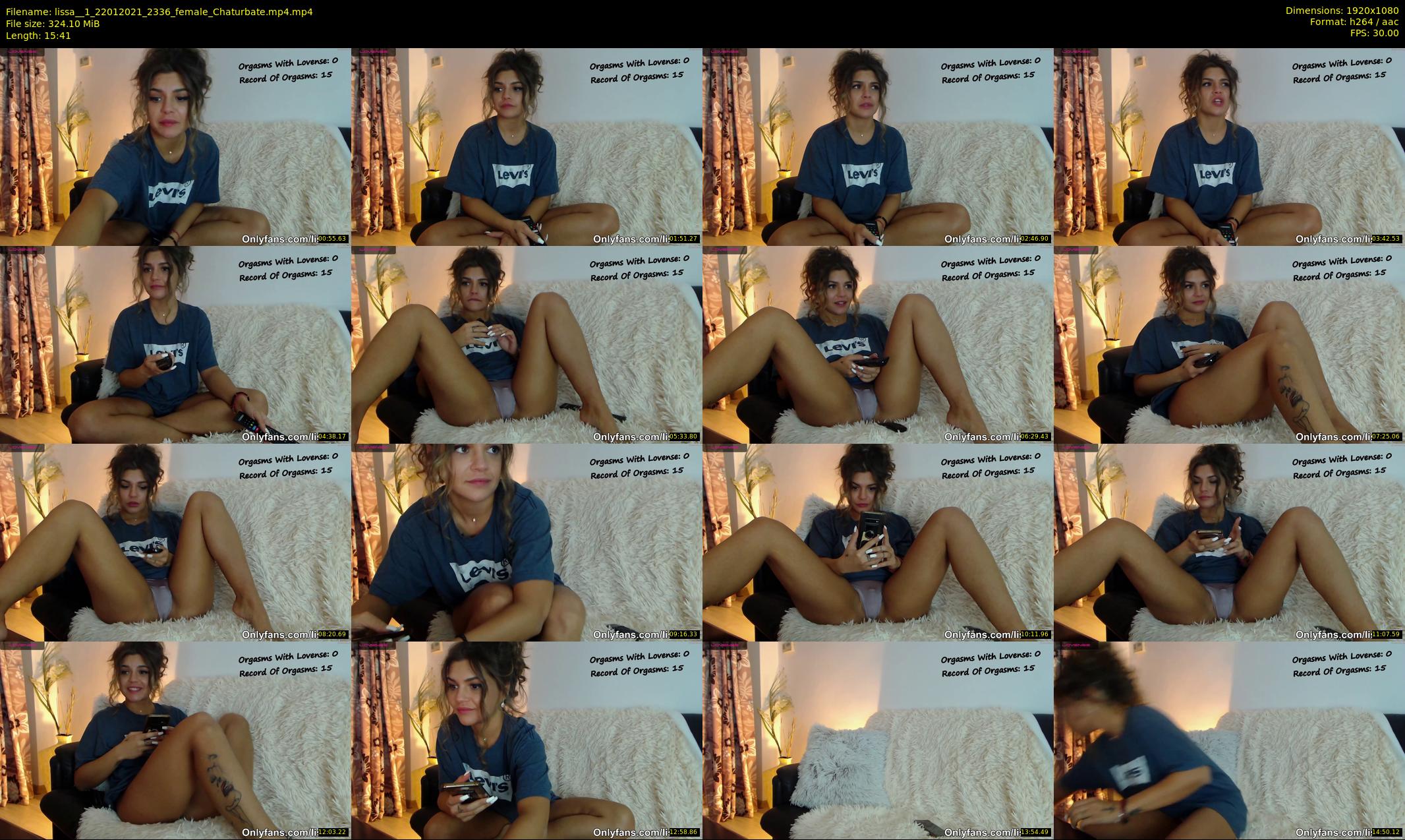 lissa__1 — 16 minute Chaturbate female cam show recording, 1080p, Jan 22, 2021