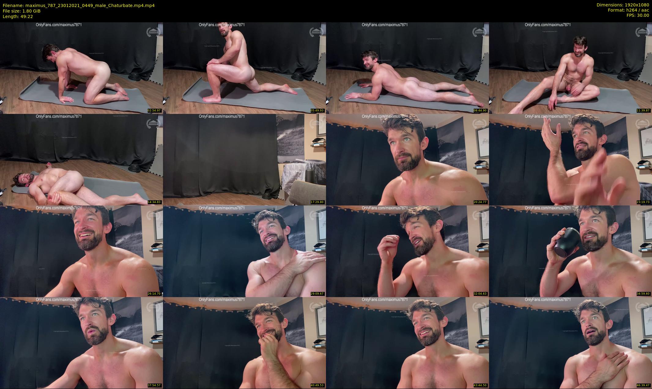 maximus_787 — 50 minute Chaturbate male cam show recording, 1080p, Jan 23, 2021
