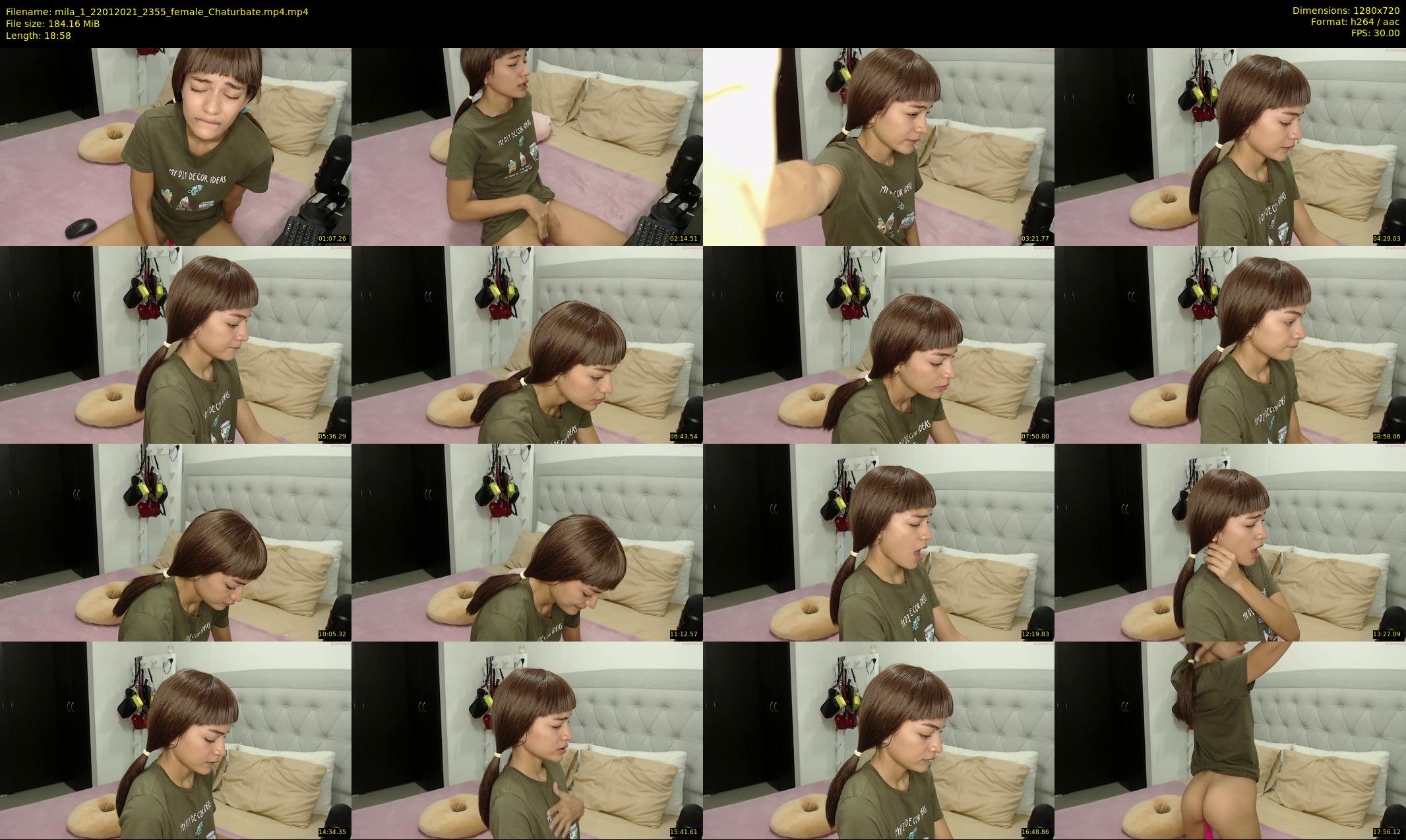 mila_1 — 19 minute Chaturbate female cam show recording, 720p, Jan 22, 2021