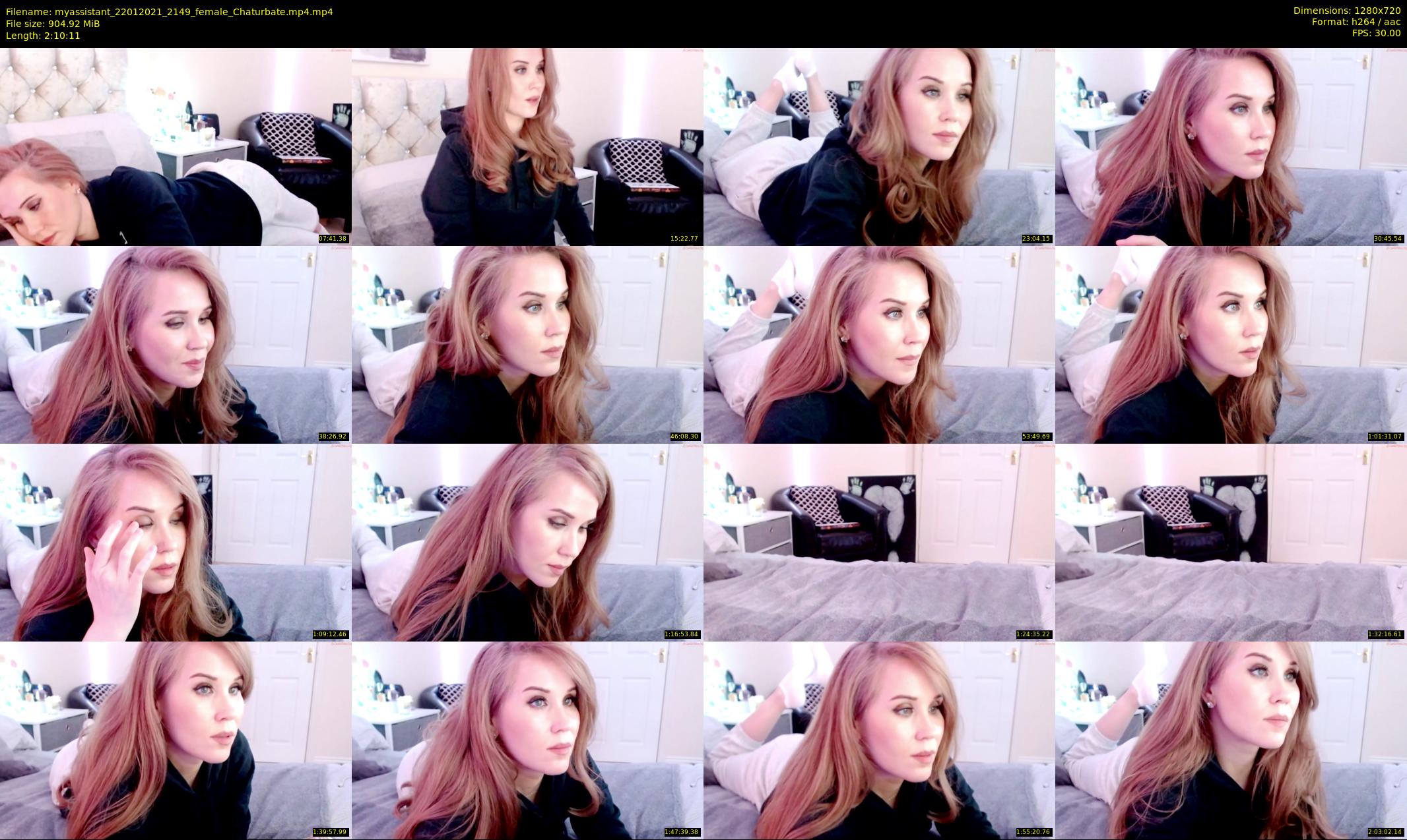 myassistant — 131 minute Chaturbate female cam show recording, 720p, Jan 22, 2021